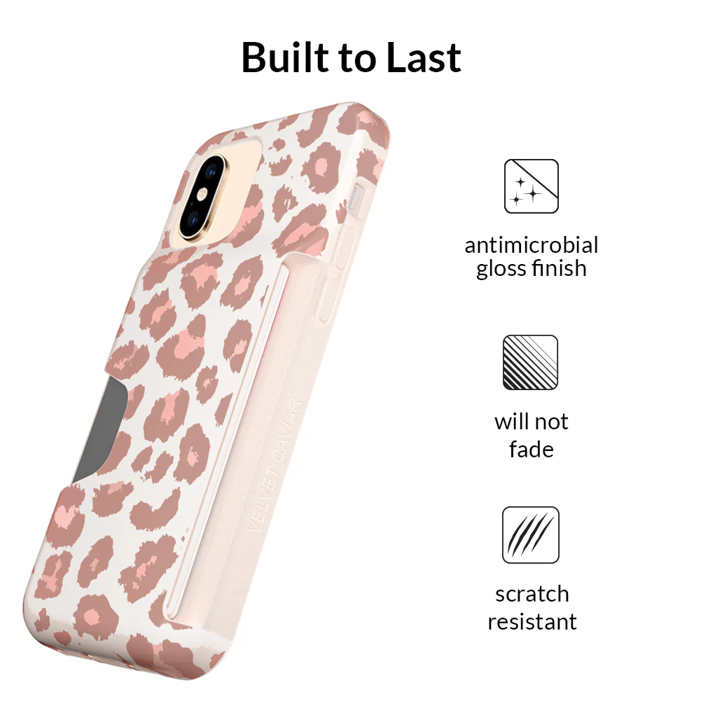 Blush Leopard iPhone Wallet Case - Image 8
