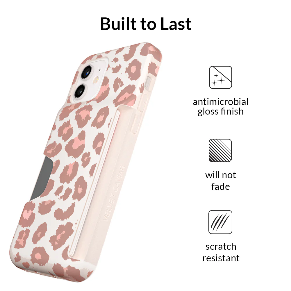 Blush Leopard iPhone Wallet Case - Image 80