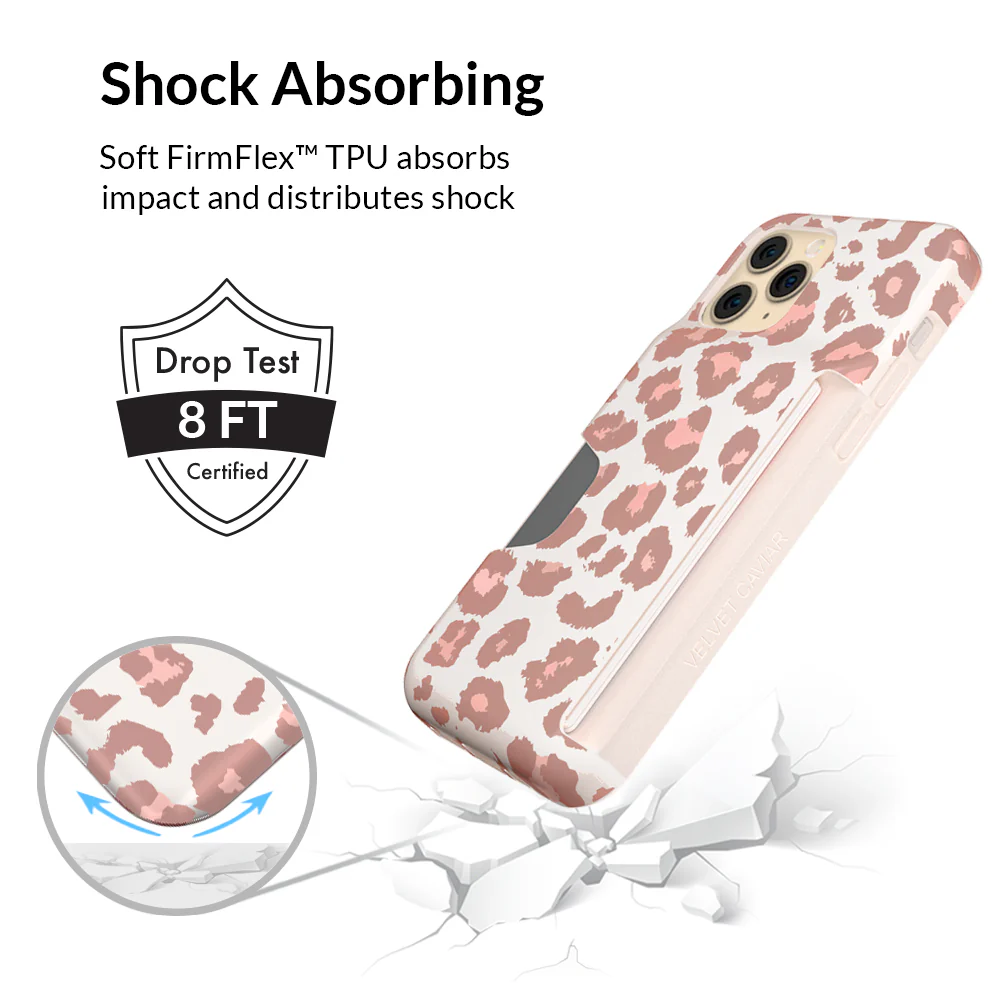 Blush Leopard iPhone Wallet Case - Image 86