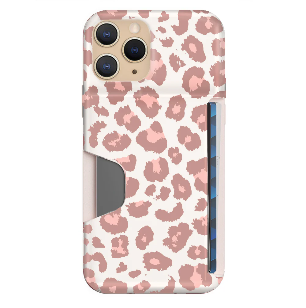 Blush Leopard iPhone Wallet Case - Image 89