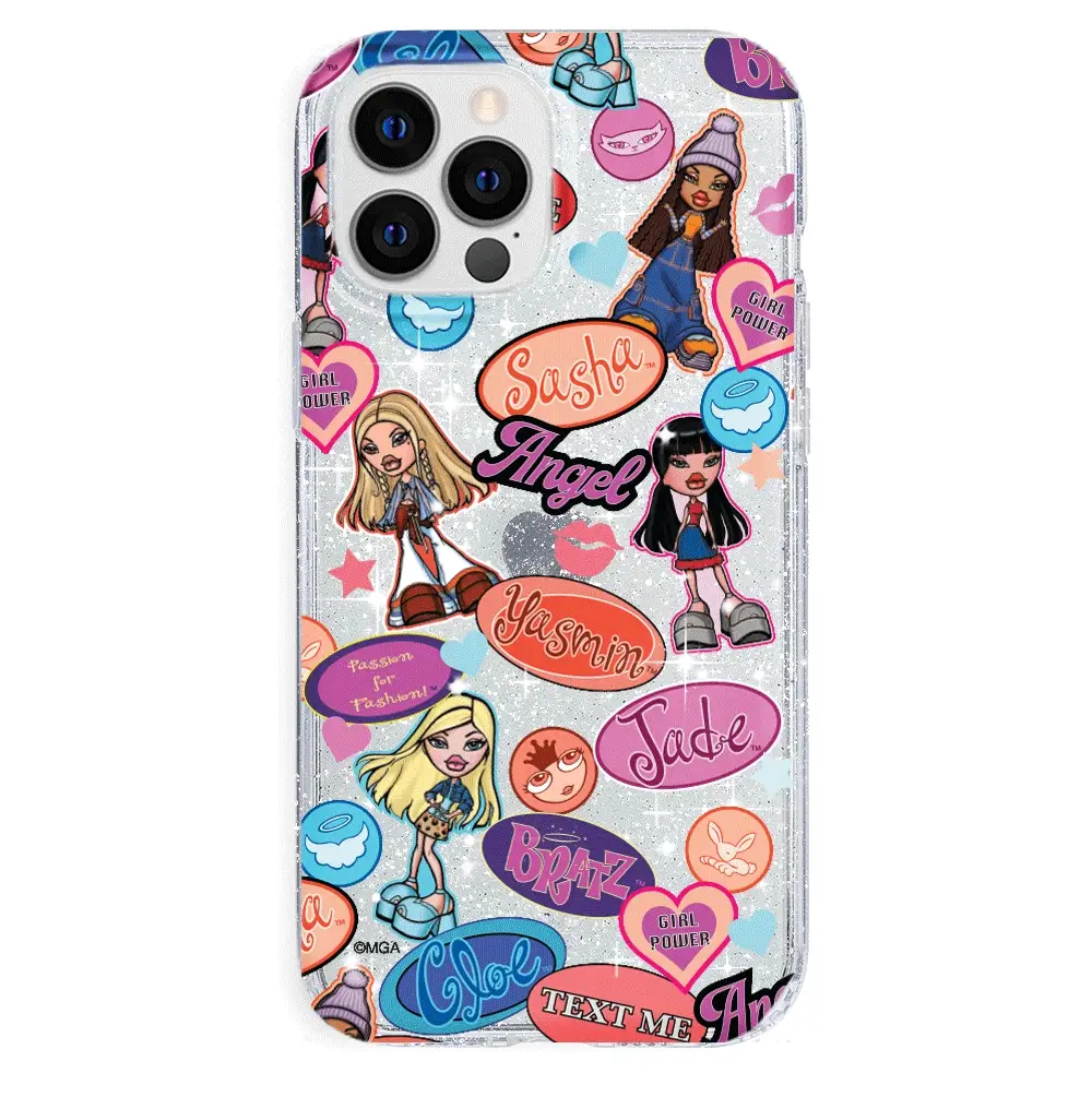 Bratz Pack Glitter iPhone Case - Image 67