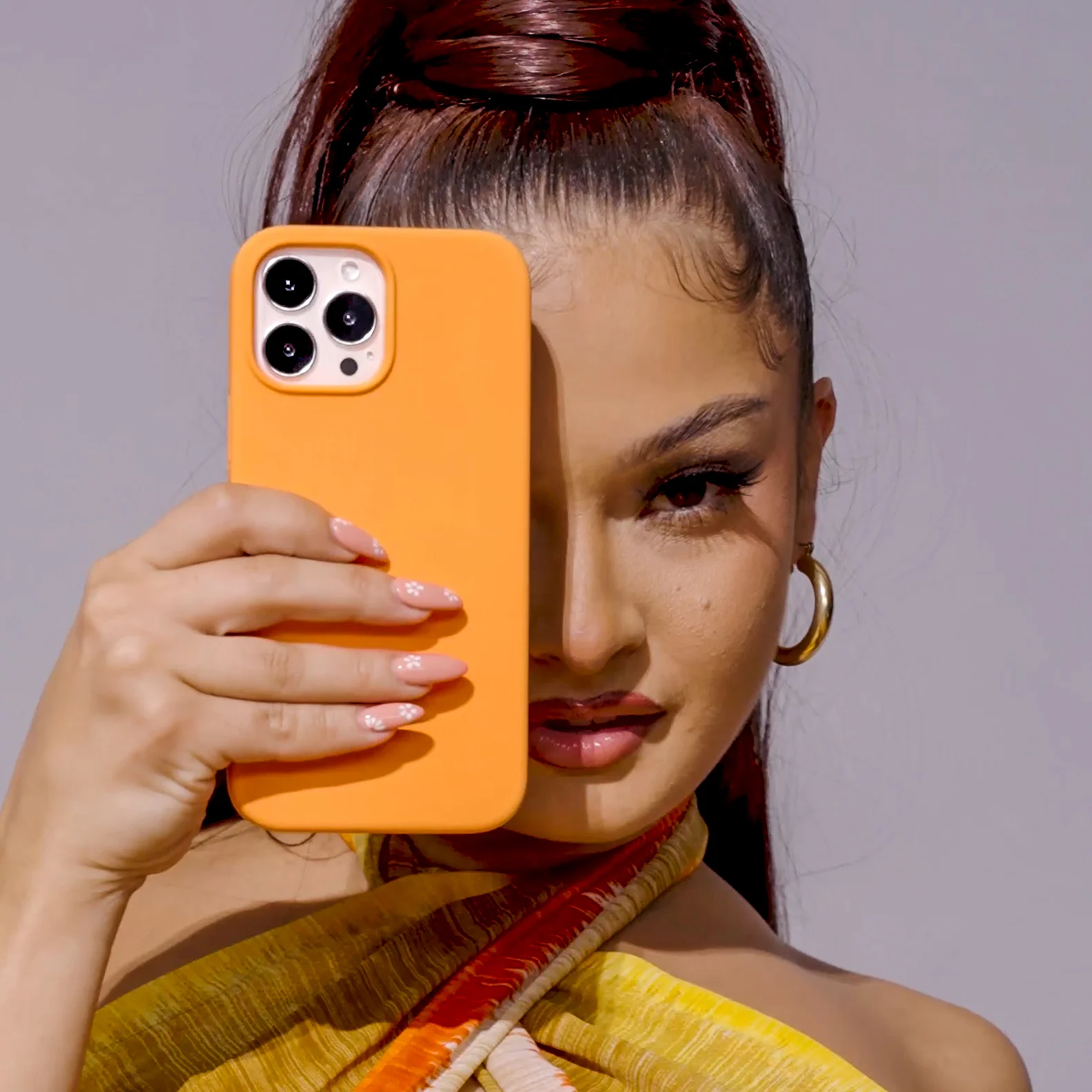 Bright Orange Silicone iPhone Case - Image 30