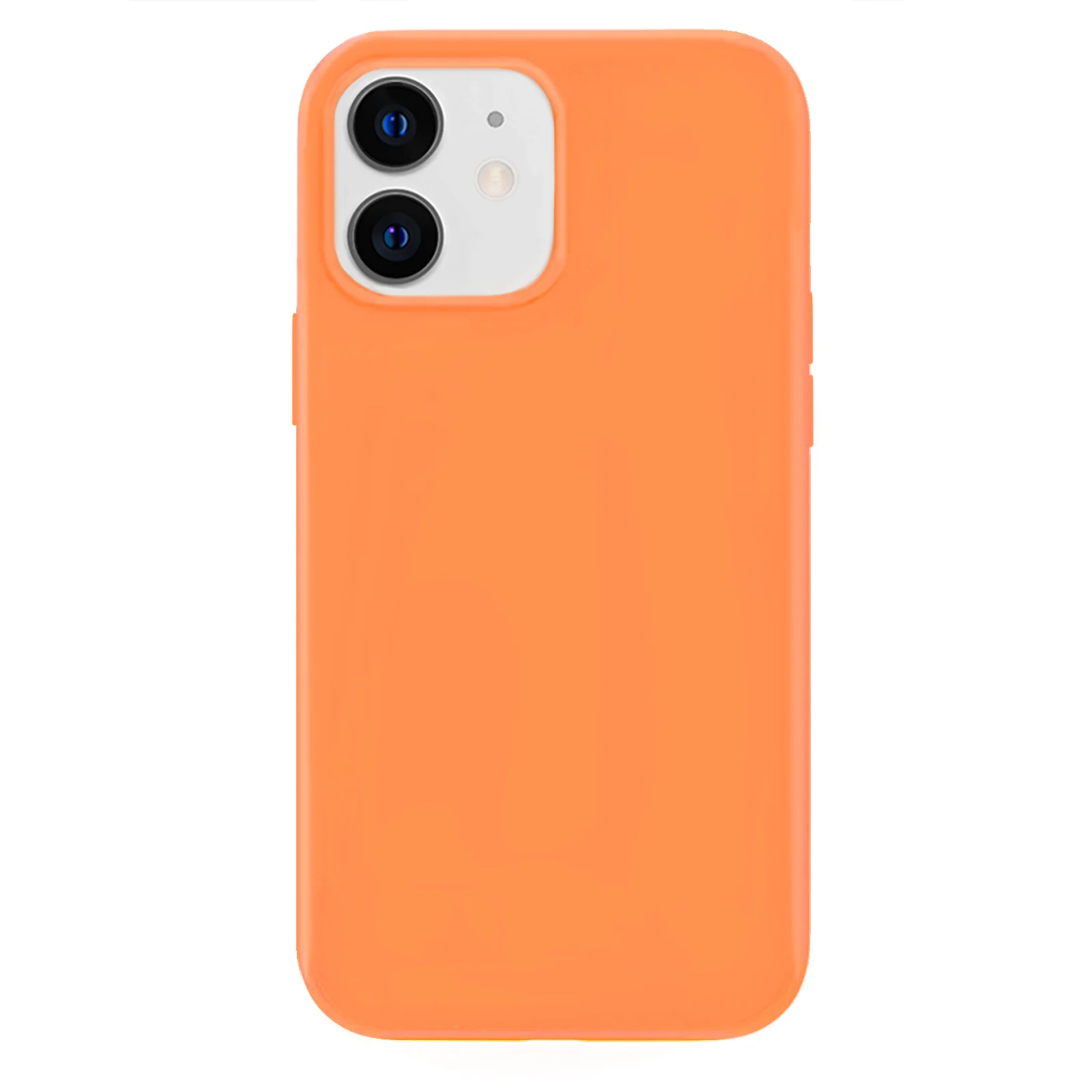 Bright Orange Silicone iPhone Case - Image 36