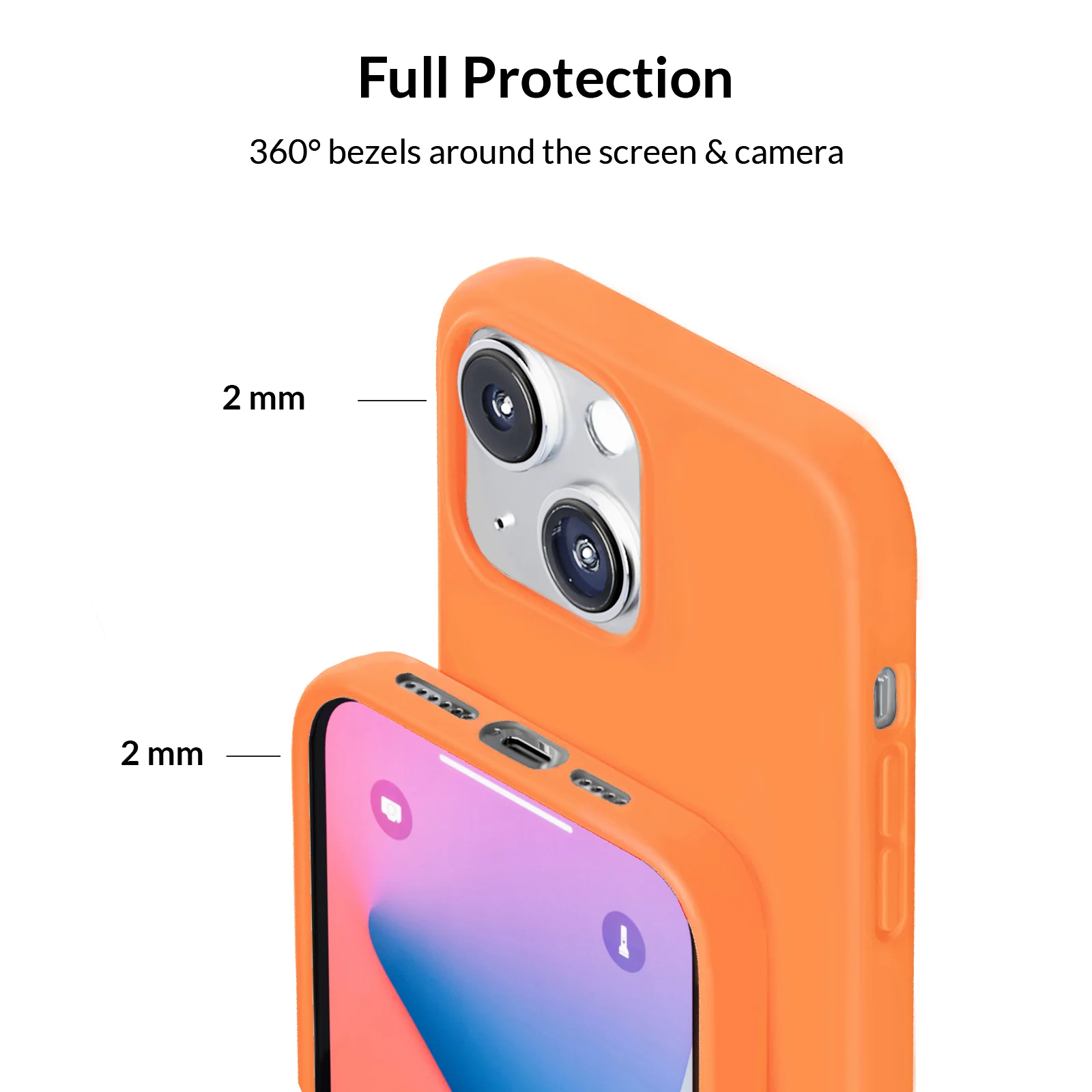 Bright Orange Silicone iPhone Case - Image 46