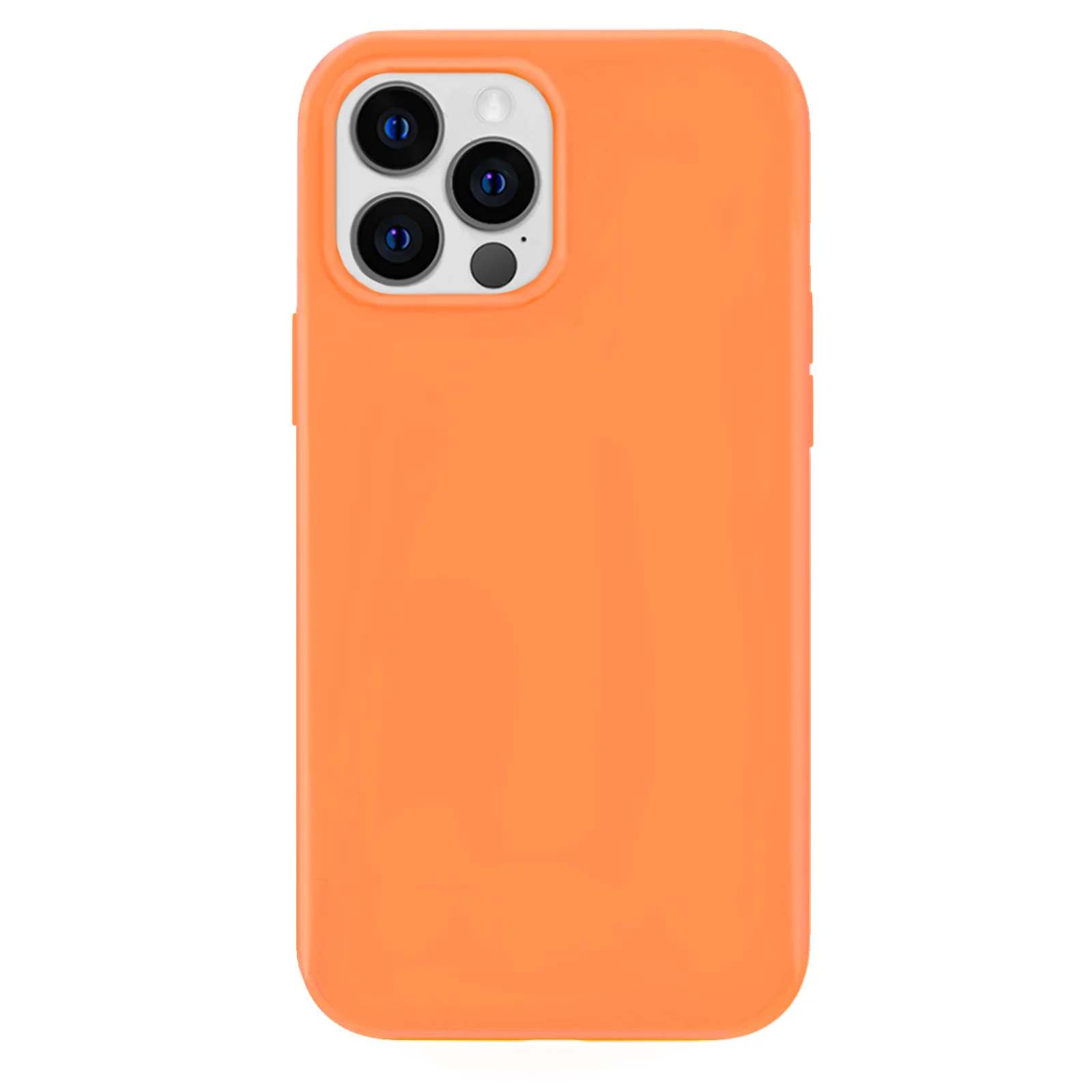 Bright Orange Silicone iPhone Case - Image 8