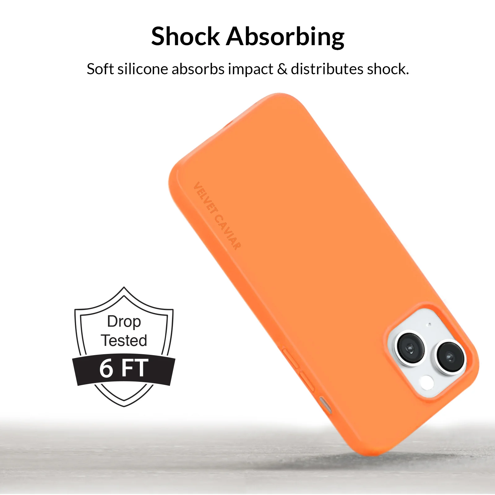 Bright Orange Silicone iPhone Case - Image 80