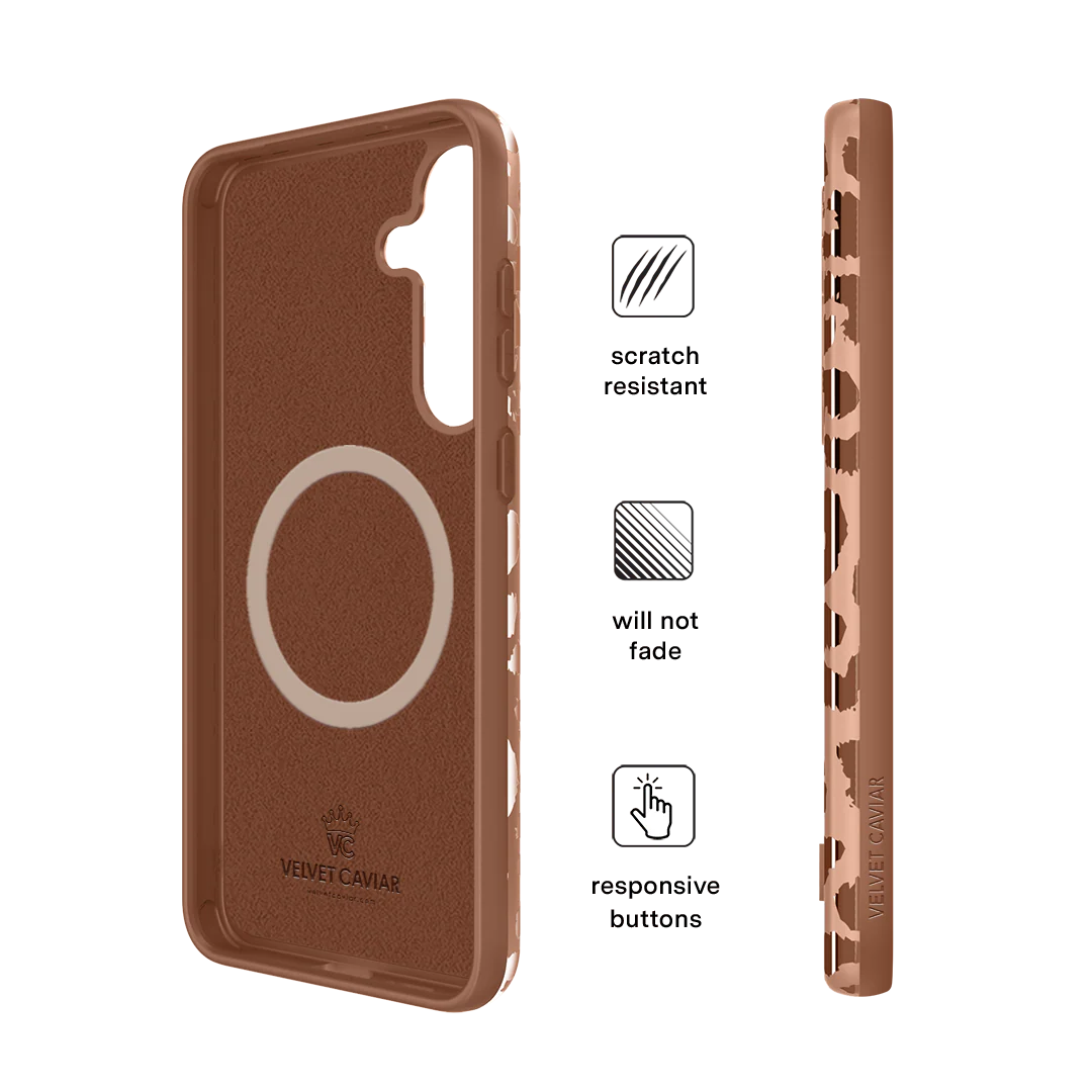 Bronze Chrome Leopard Samsung Case - Image 75