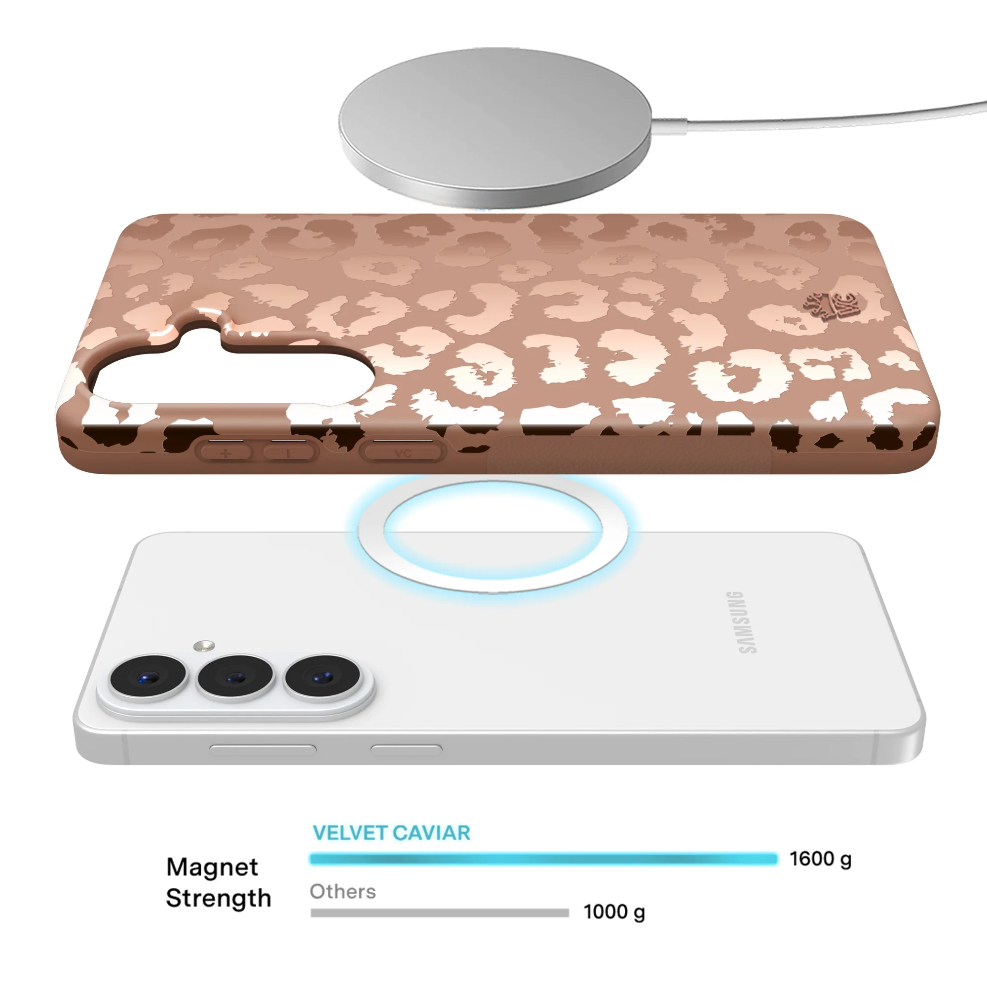 Bronze Chrome Leopard Samsung Case - Image 83