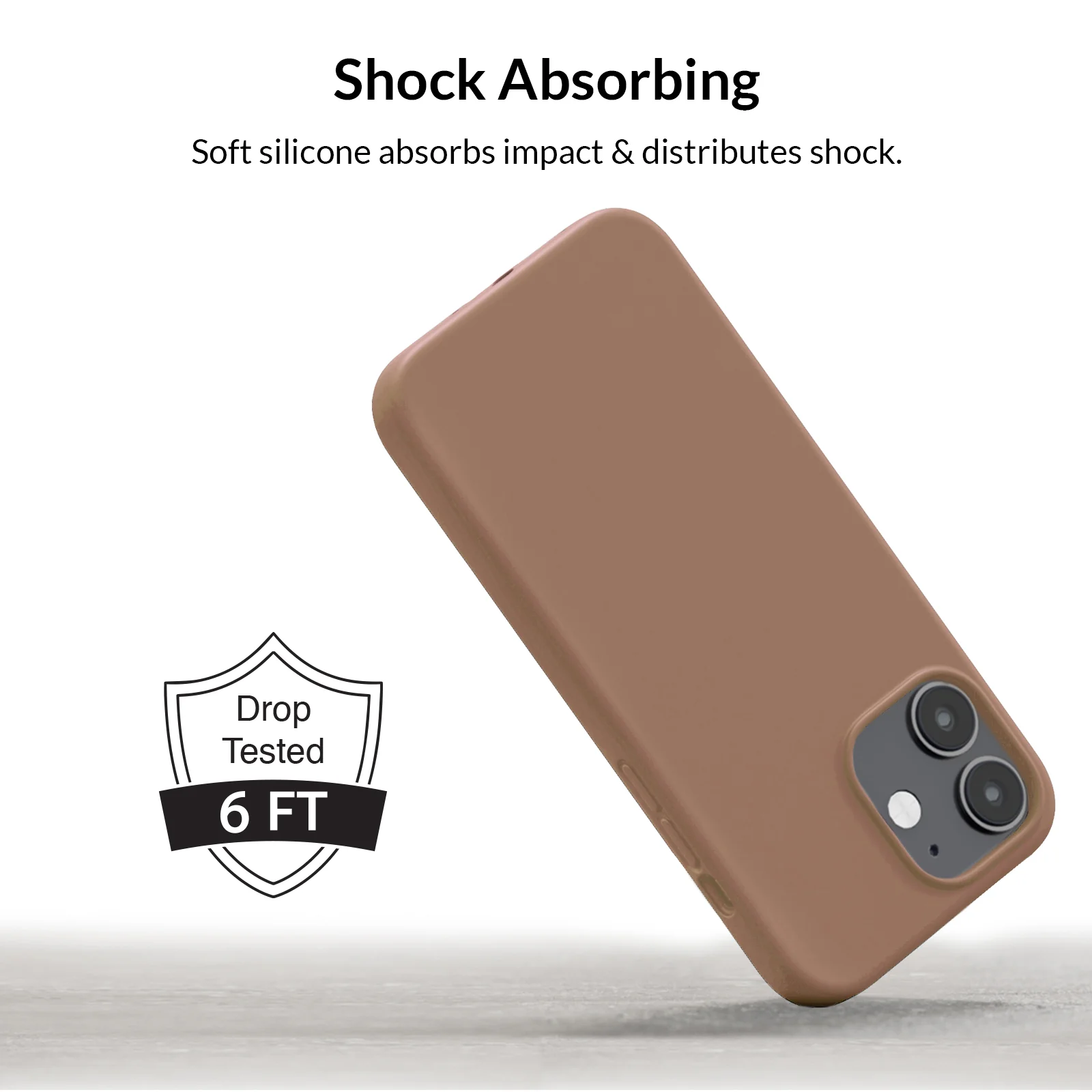 Brown Silicone iPhone Case - Image 61