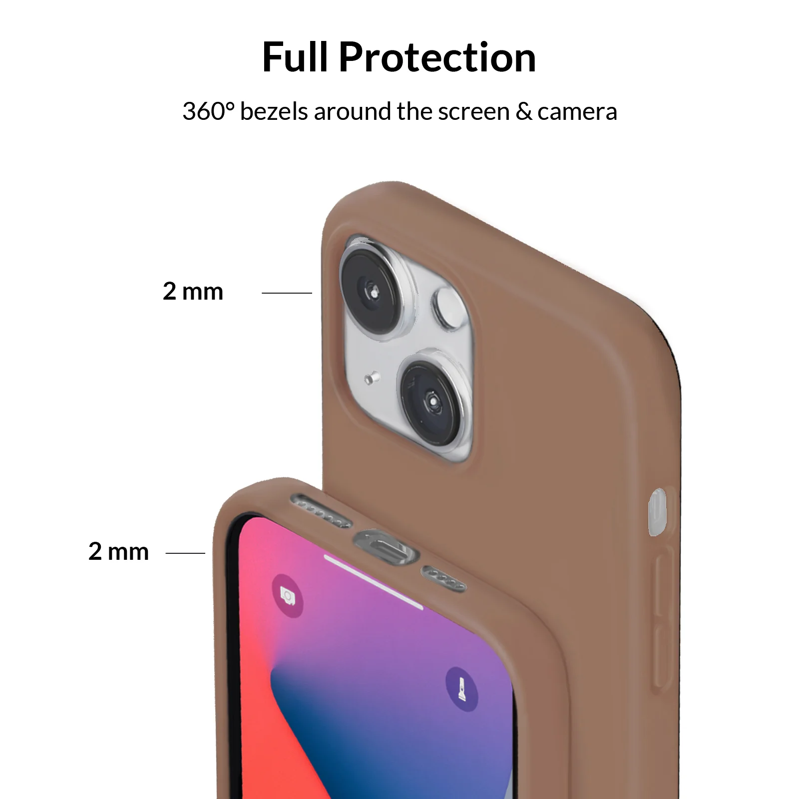 Brown Silicone iPhone Case - Image 85