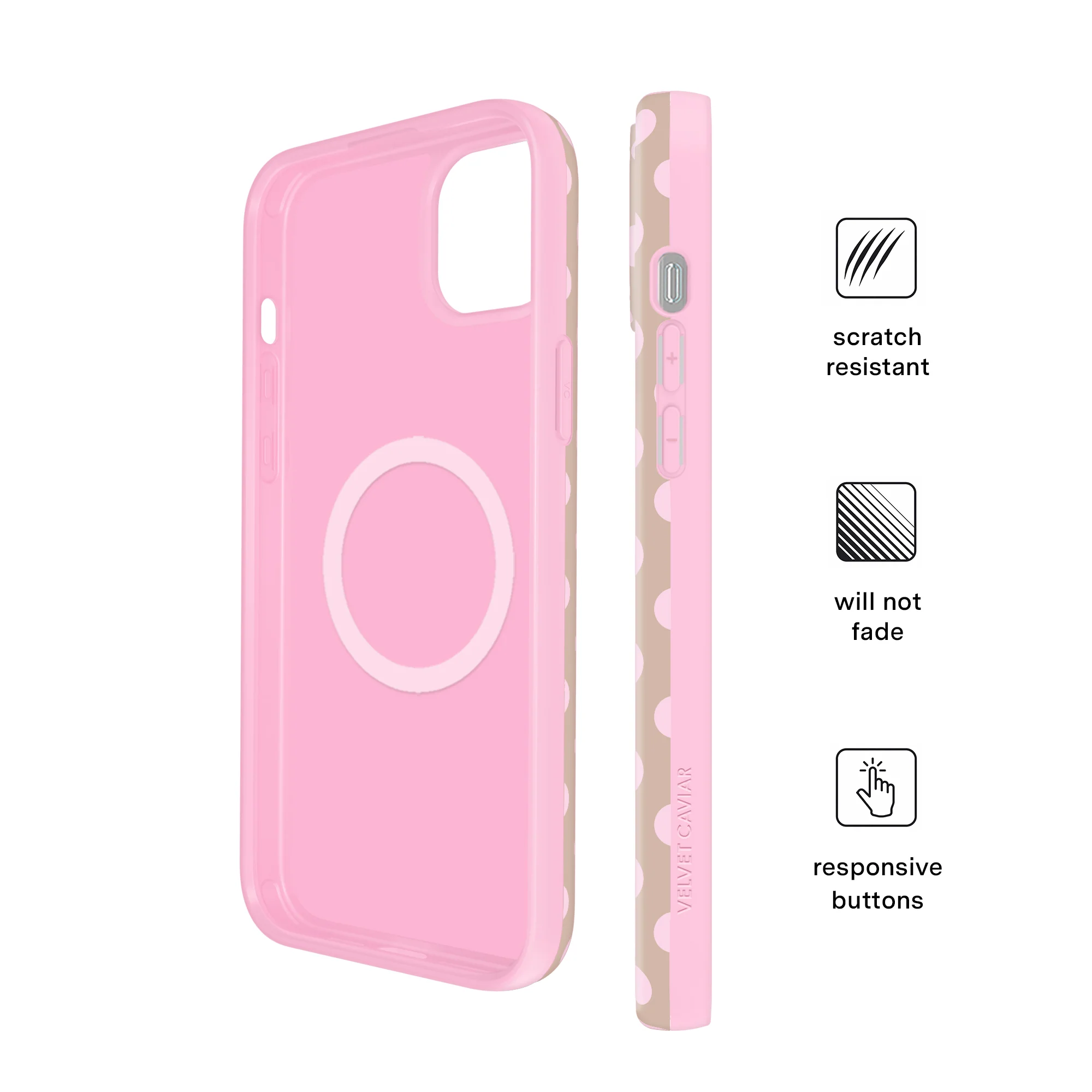 Brown Sugar Polka Dot iPhone Case - Image 20