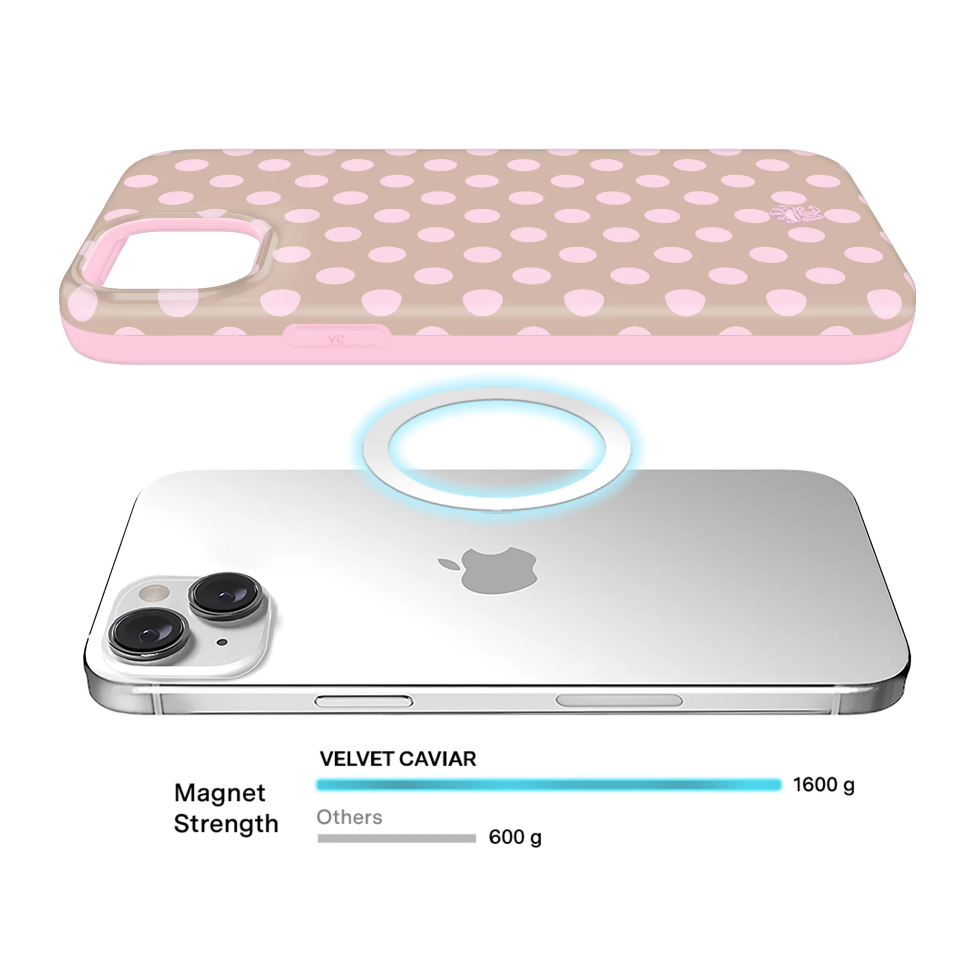 Brown Sugar Polka Dot iPhone Case - Image 24
