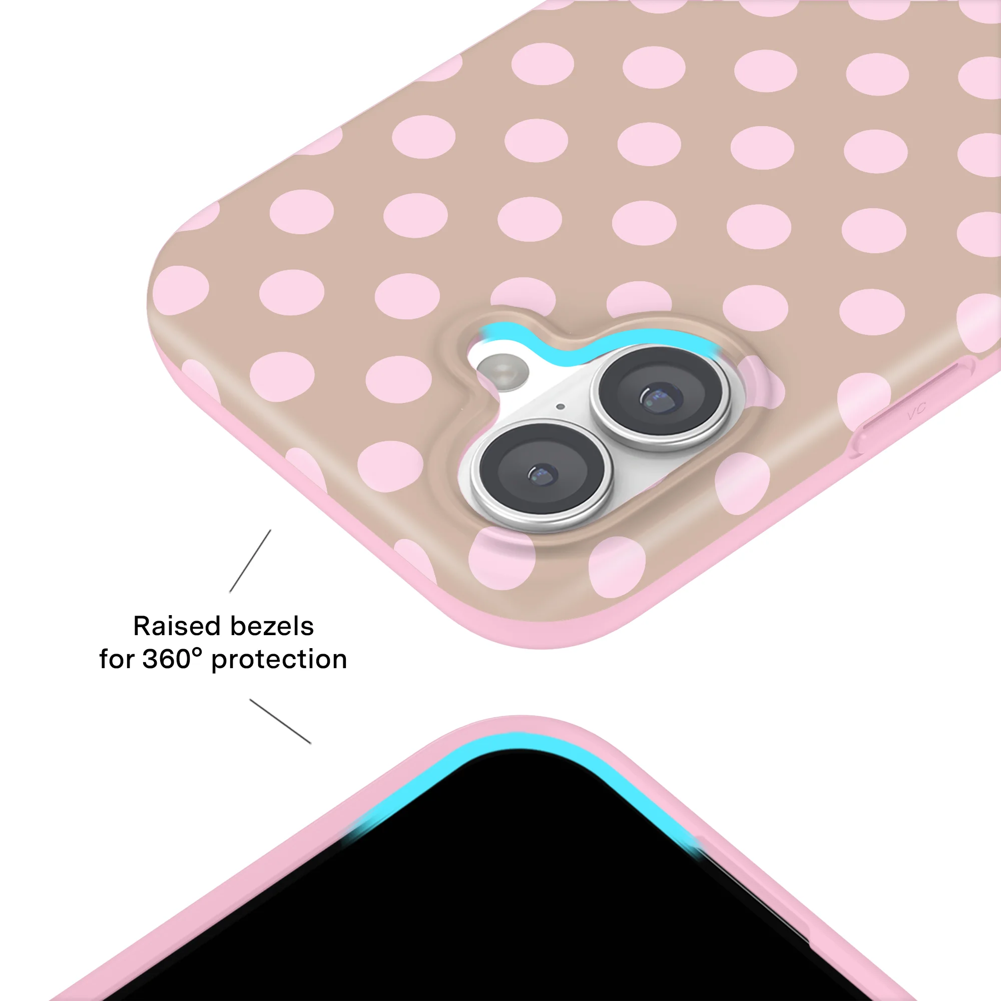Brown Sugar Polka Dot iPhone Case - Image 58