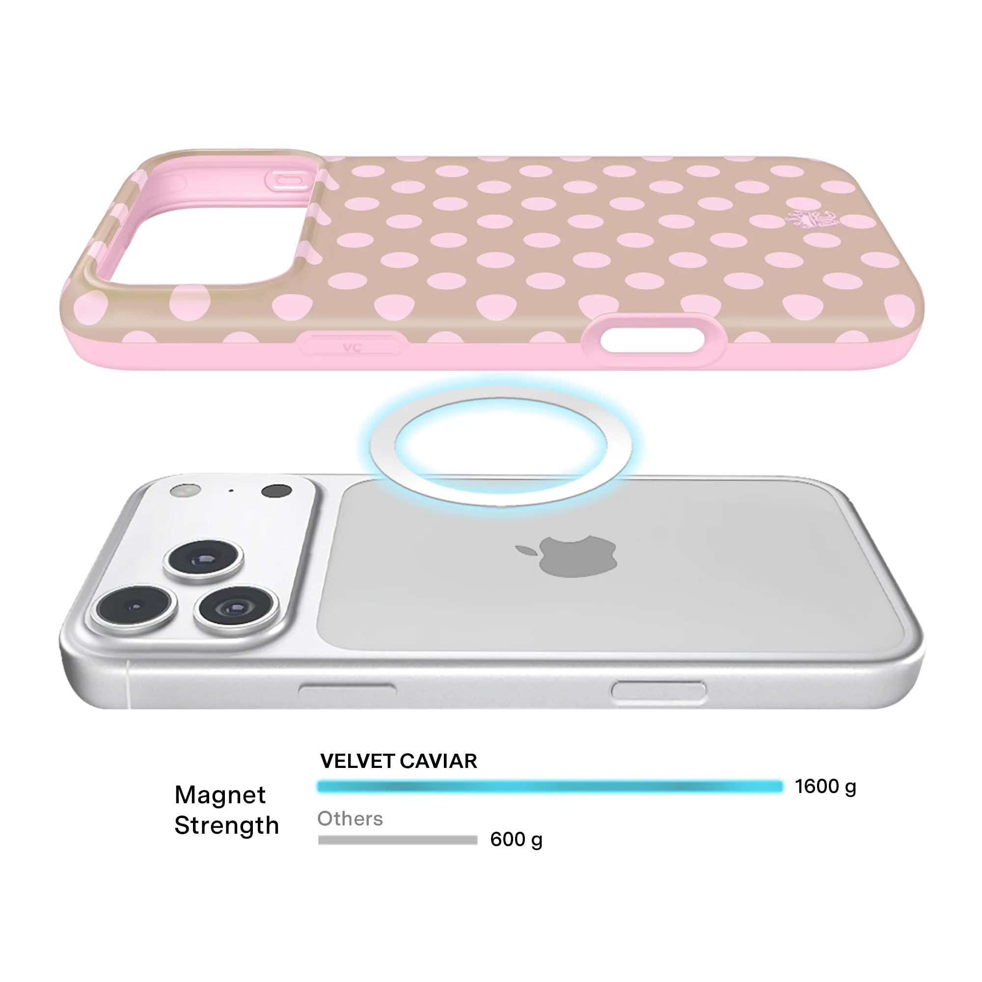 Brown Sugar Polka Dot iPhone Case - Image 69