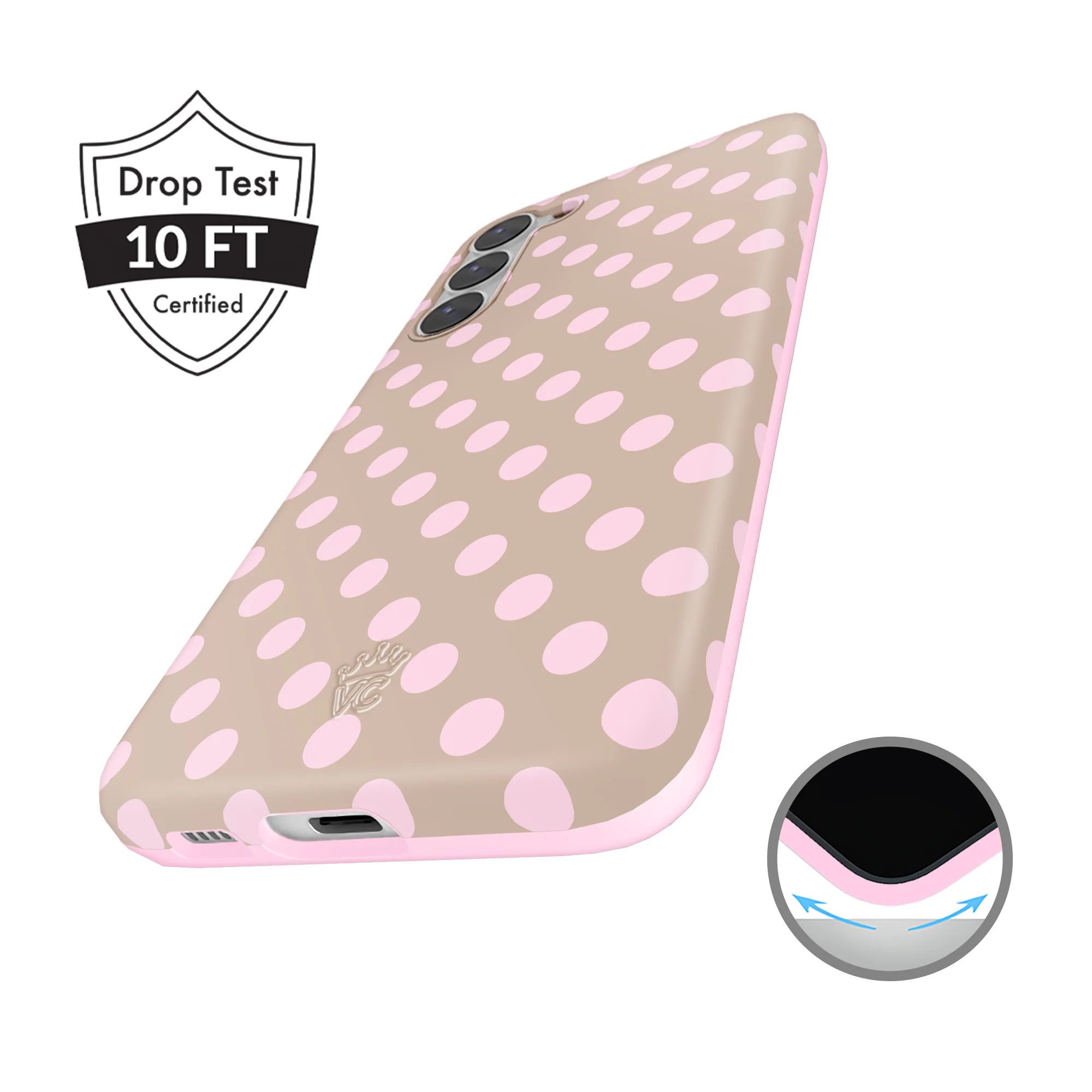 Brown Sugar Polka Dot Samsung Case - Image 22