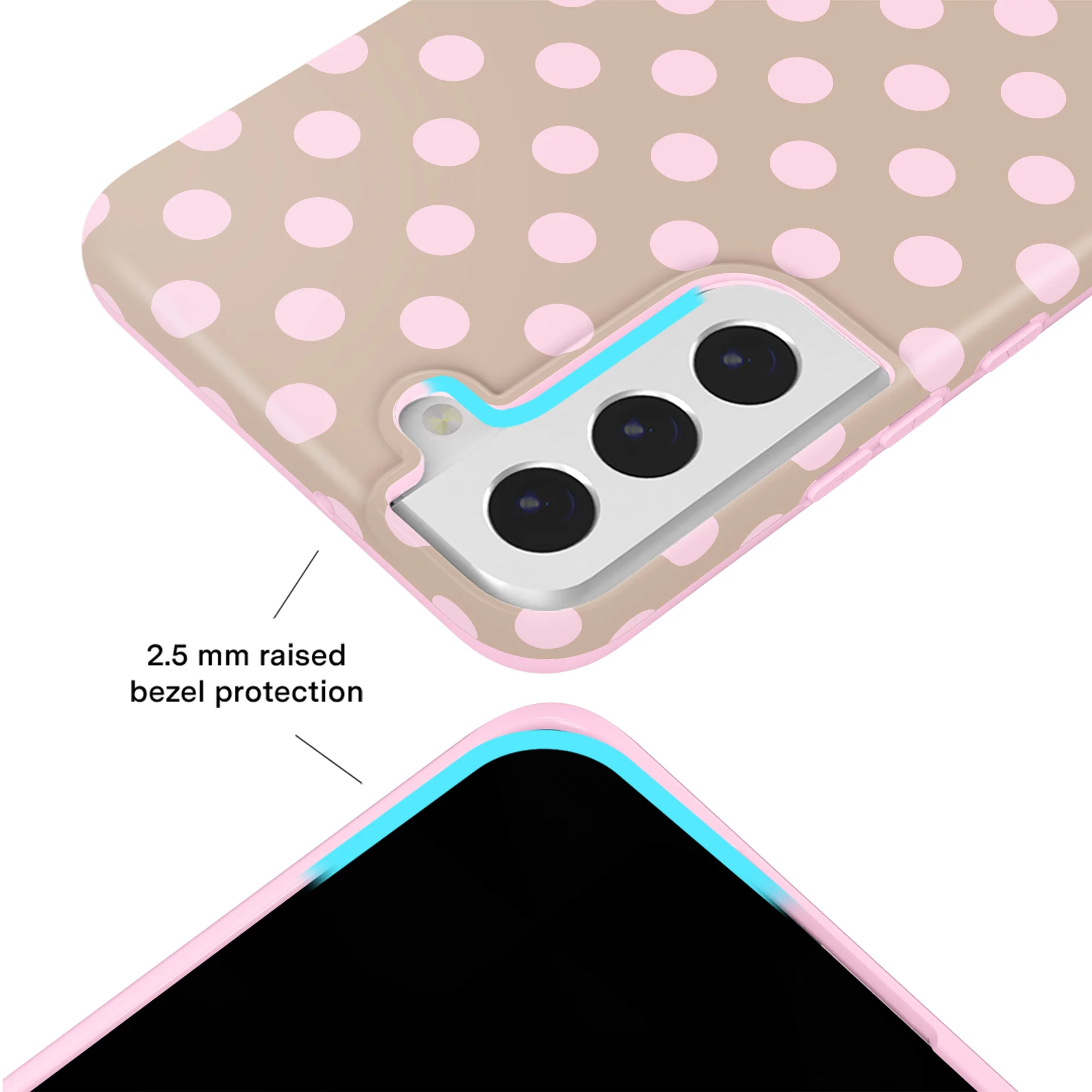 Brown Sugar Polka Dot Samsung Case - Image 3