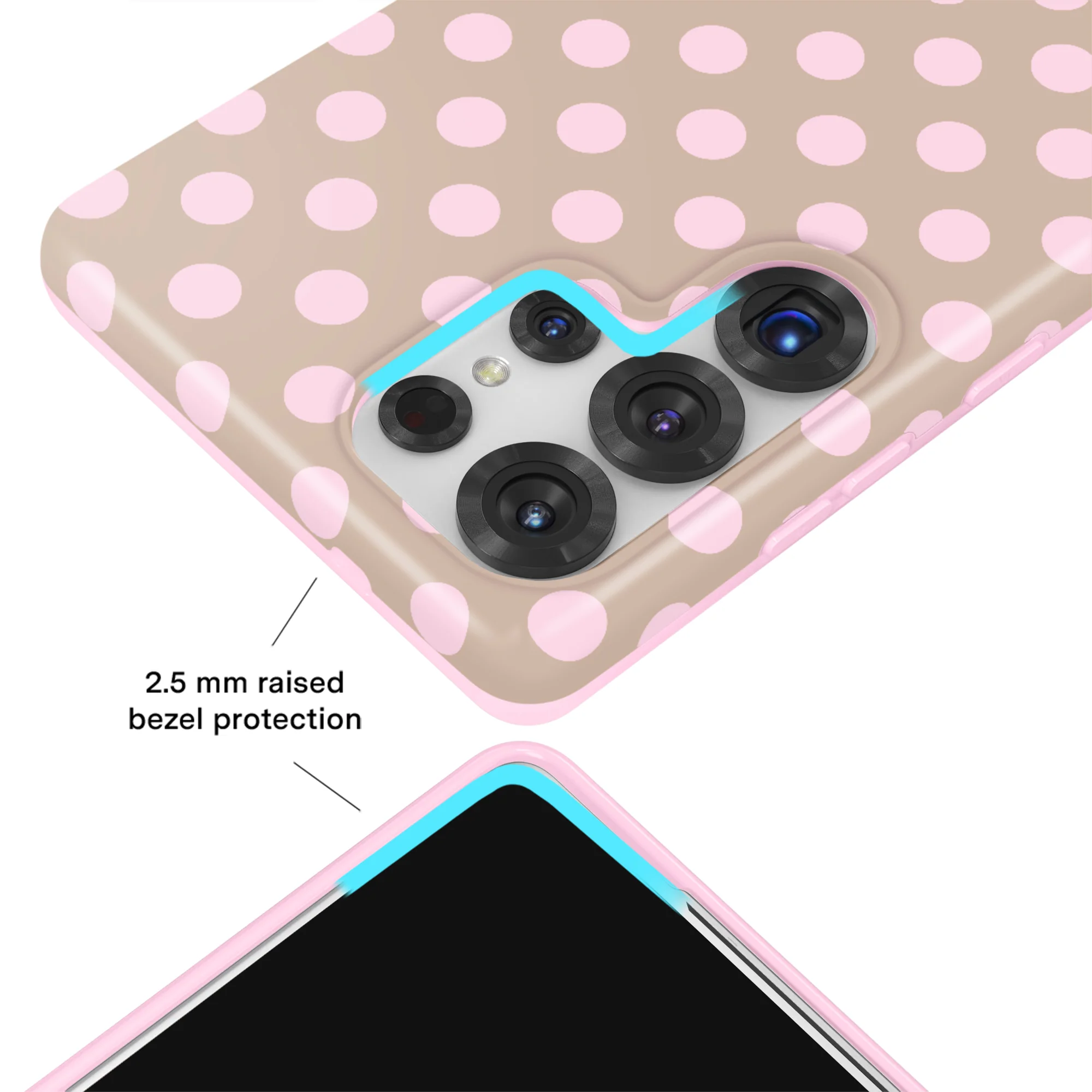 Brown Sugar Polka Dot Samsung Case - Image 58