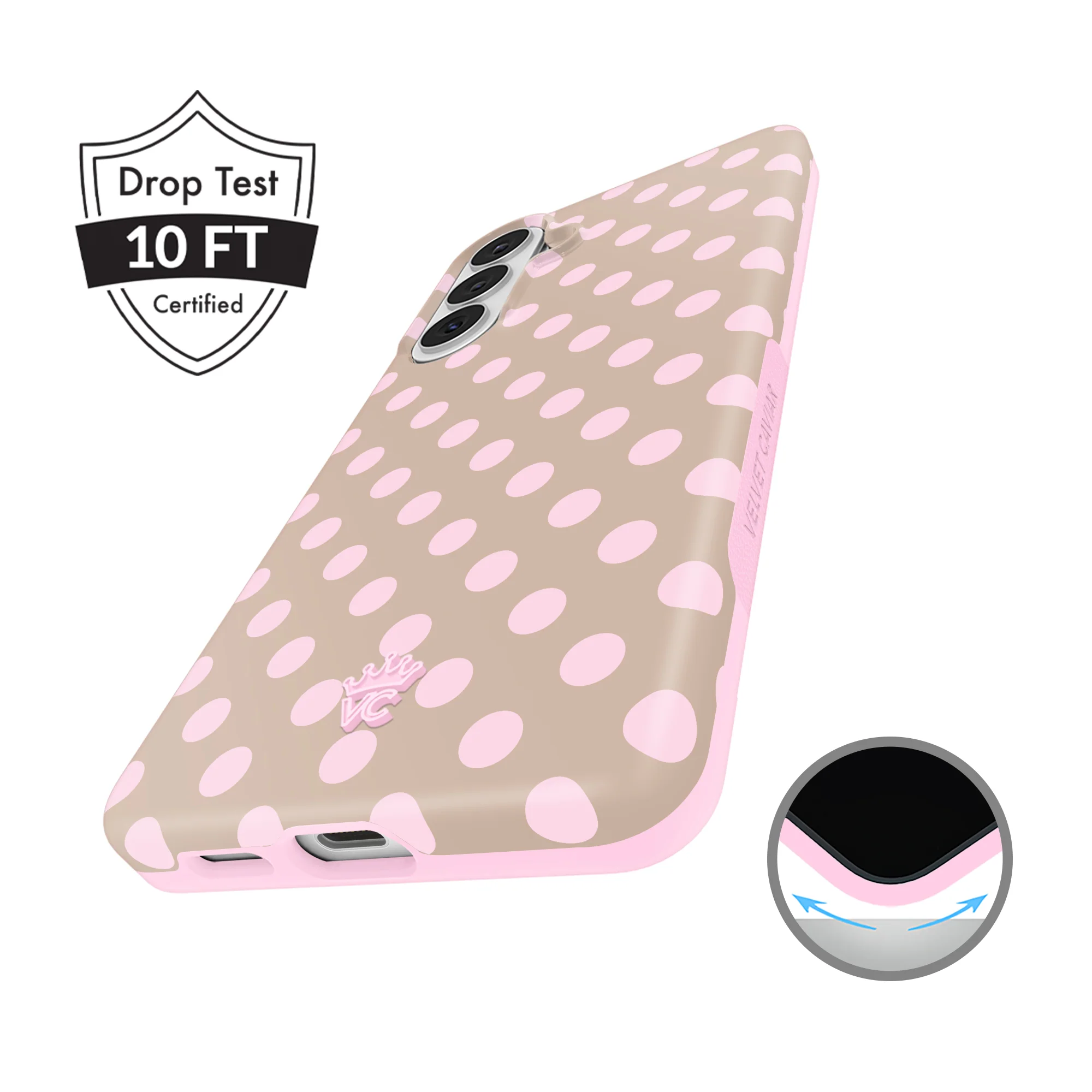 Brown Sugar Polka Dot Samsung Case - Image 62