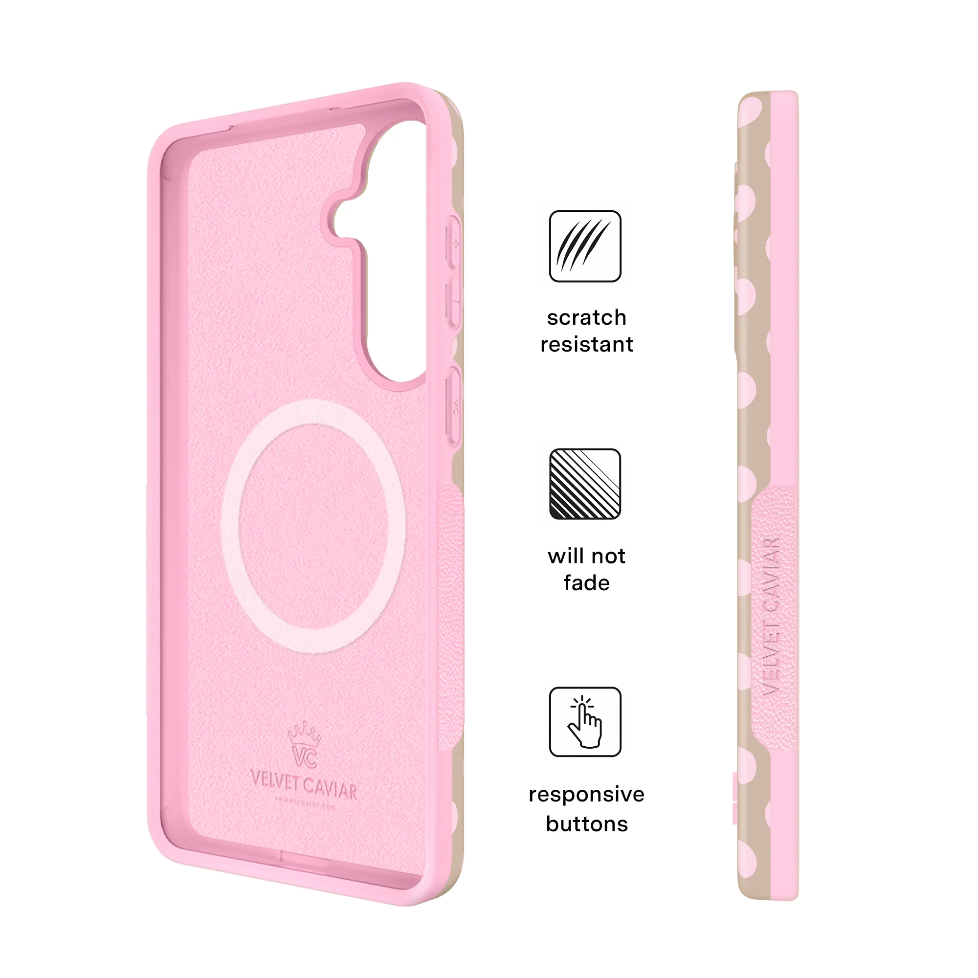 Brown Sugar Polka Dot Samsung Case - Image 70