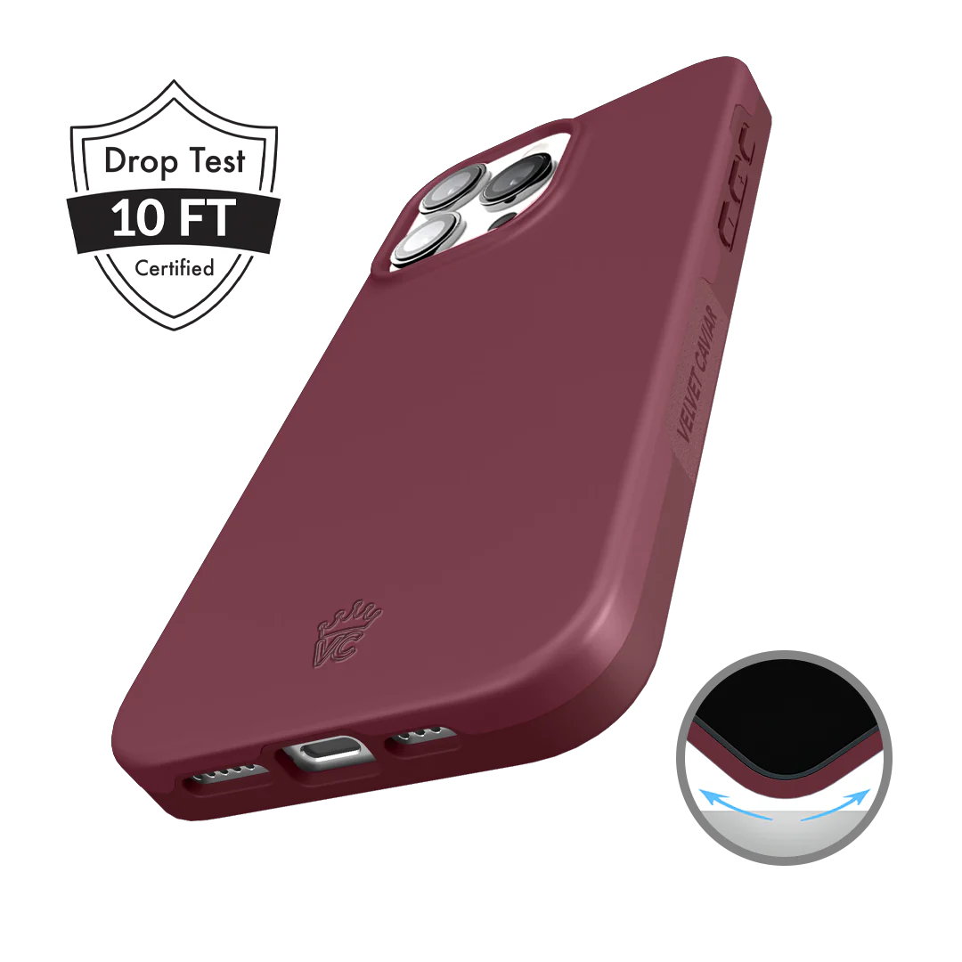 Burgundy 1990 iPhone Case - Image 106