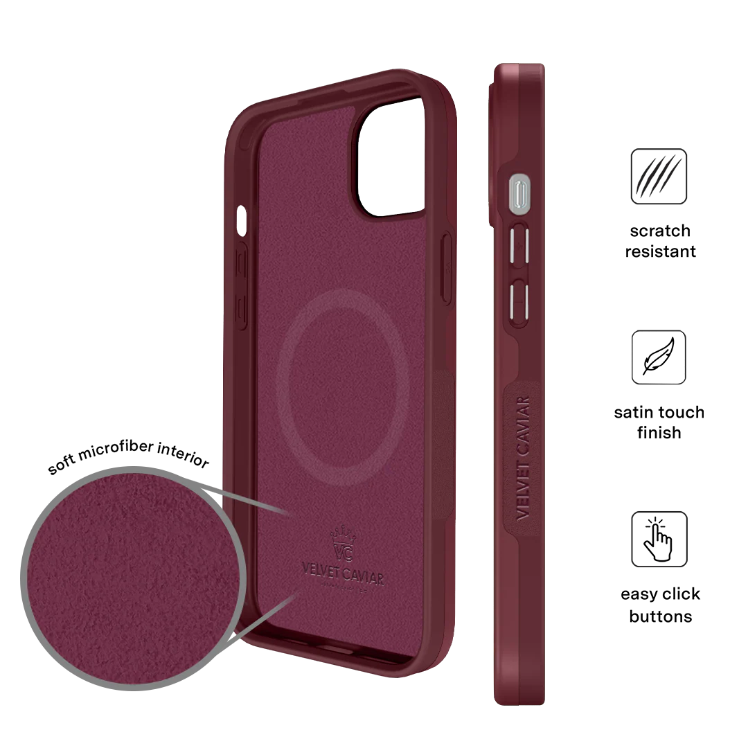 Burgundy 1990 iPhone Case - Image 95
