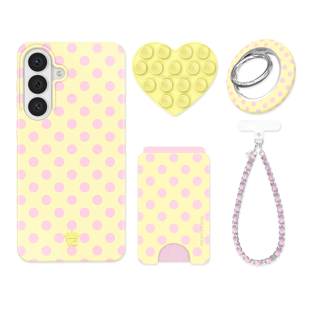 Buttercream Polka Dot Samsung Bundle Set - Image 25
