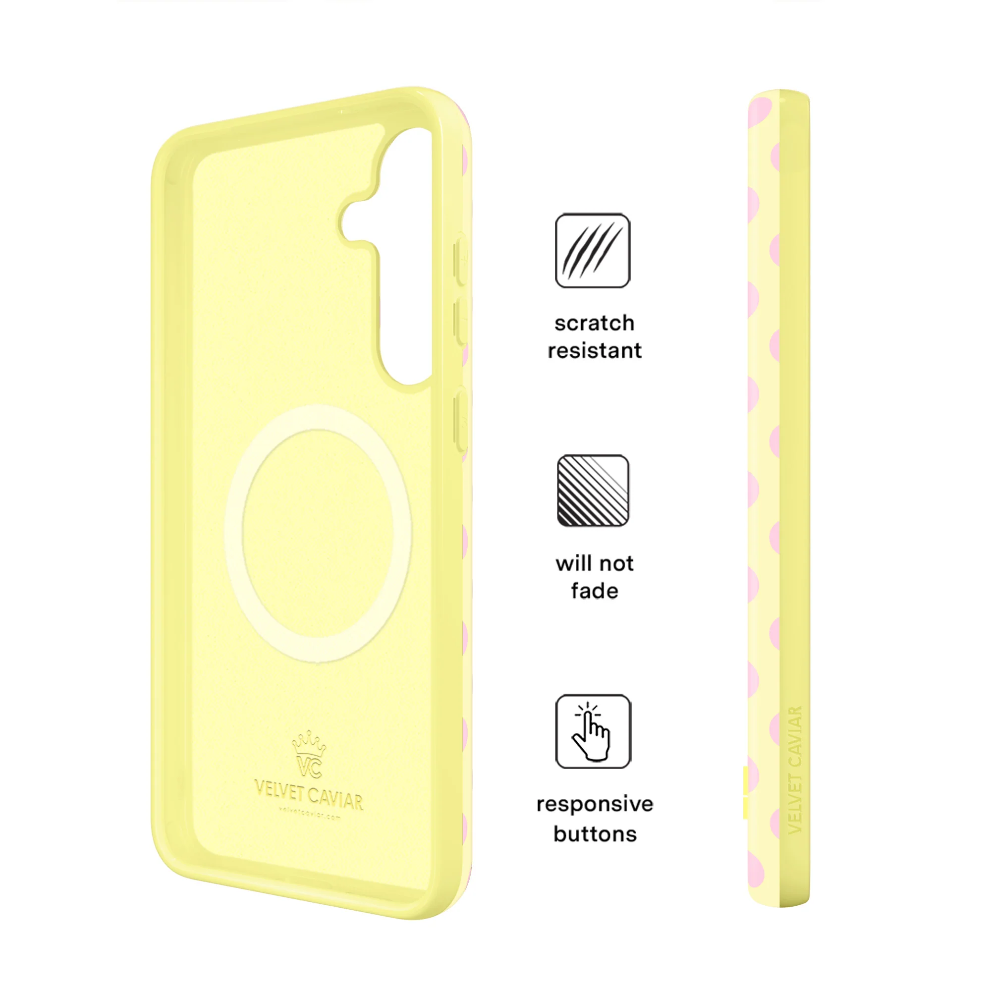 Buttercream Polka Dot Samsung Case - Image 50