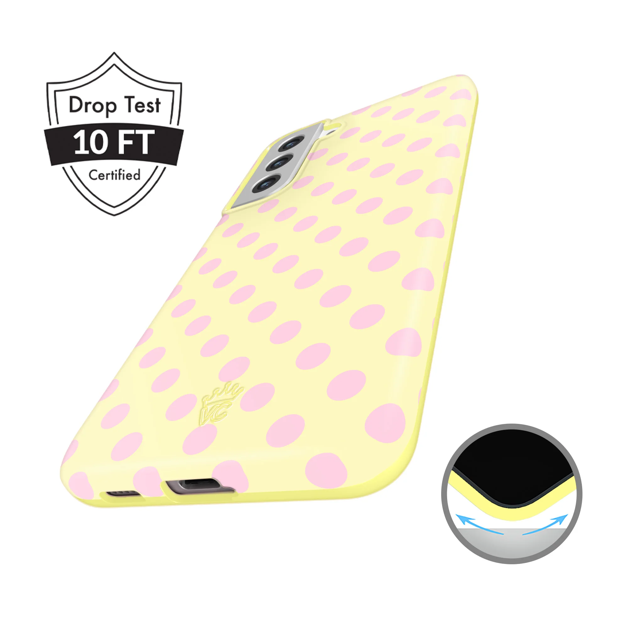 Buttercream Polka Dot Samsung Case - Image 9