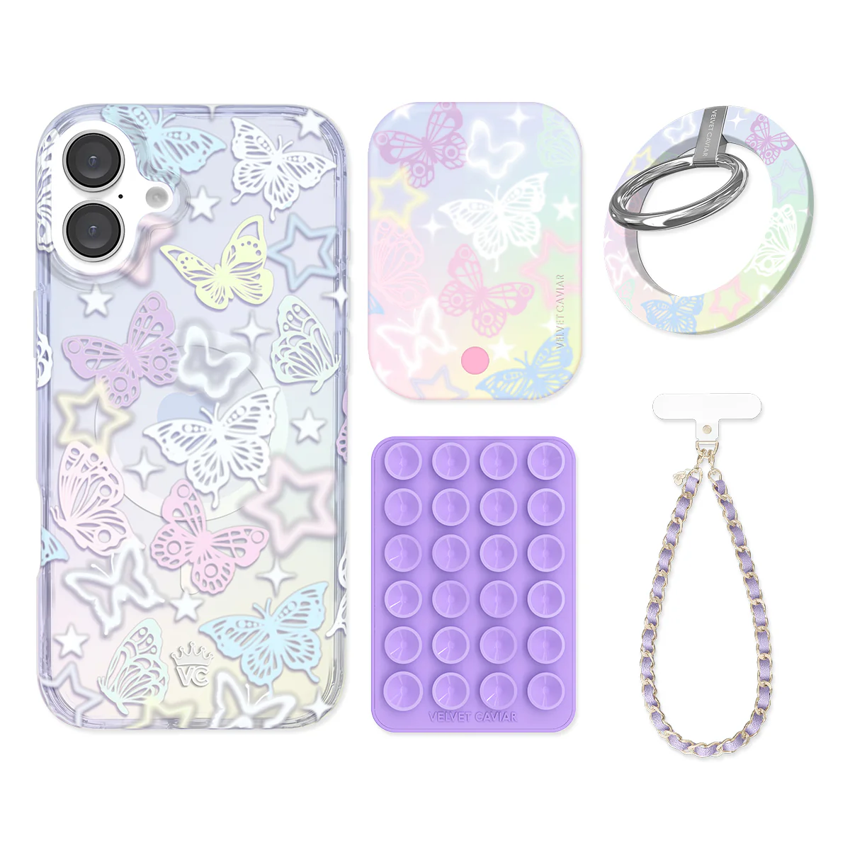 Butterfly Fantasy iPhone Bundle Set - Grip - Image 2