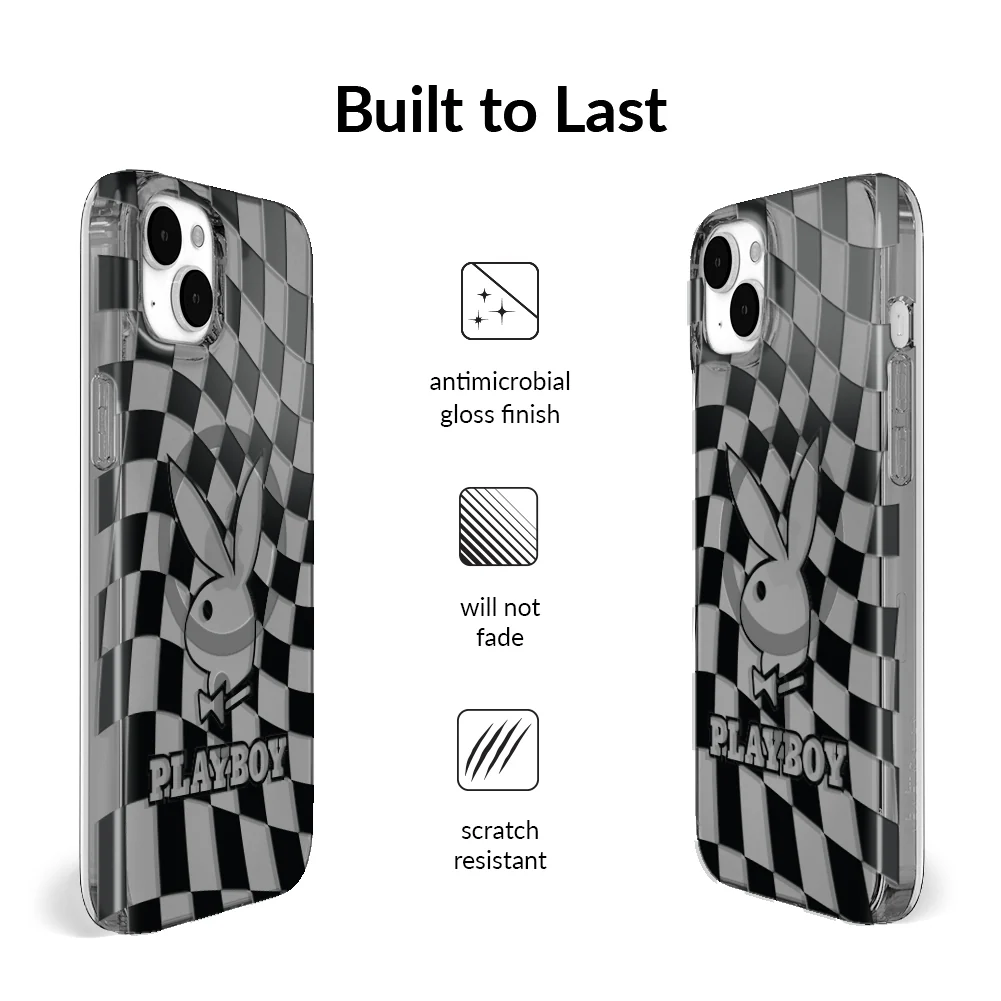 Playboy Checkmate Clear iPhone Case - Image 22