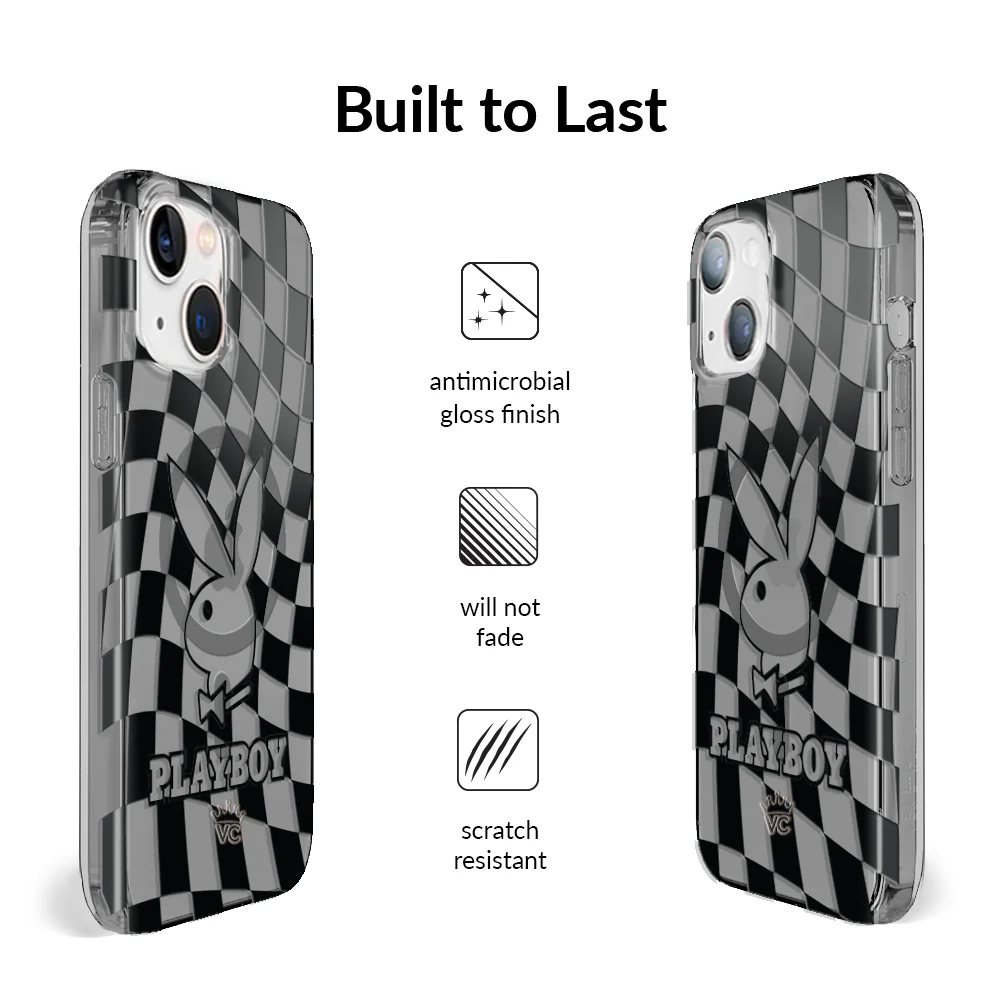 Playboy Checkmate Clear iPhone Case - Image 29
