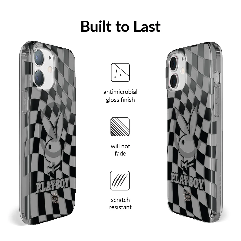 Playboy Checkmate Clear iPhone Case - Image 53