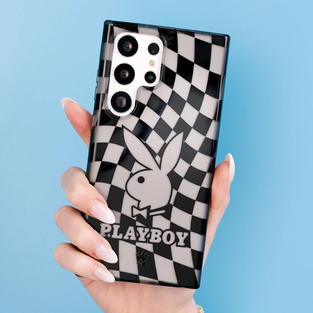 Playboy Checkmate Clear Samsung Case - Image 2