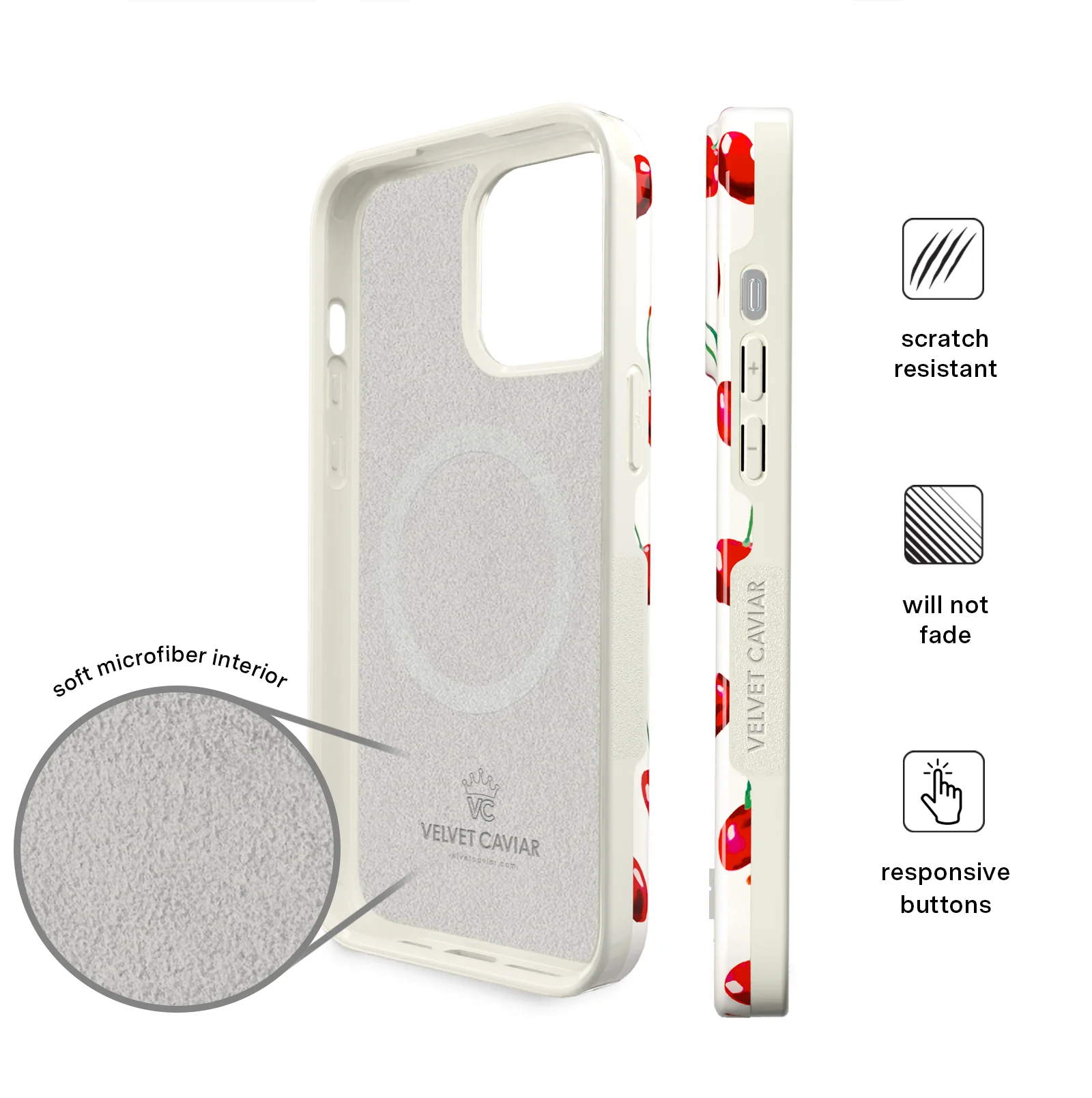 Mon Cheri Cherry iPhone Case - Image 75