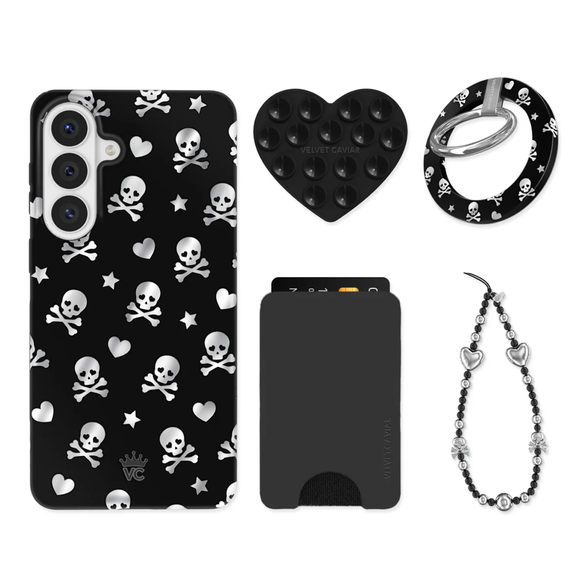 Chrome Skulls Samsung Bundle Set