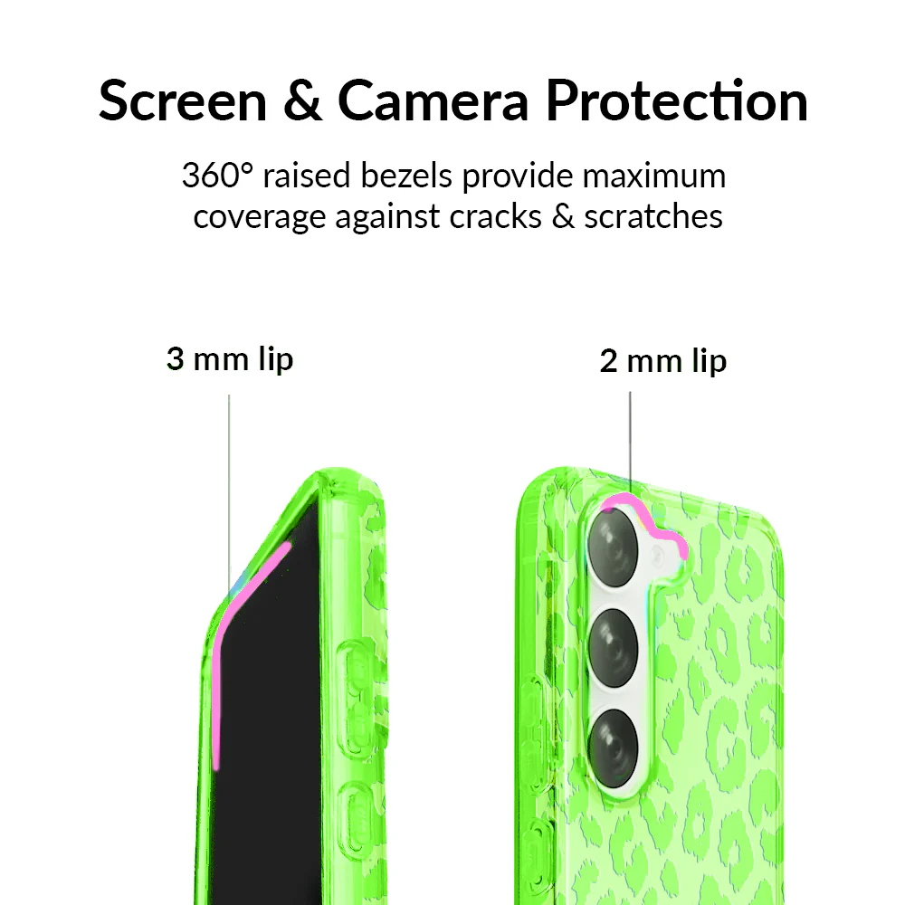 Key Lime Leopard Samsung Case - Image 7