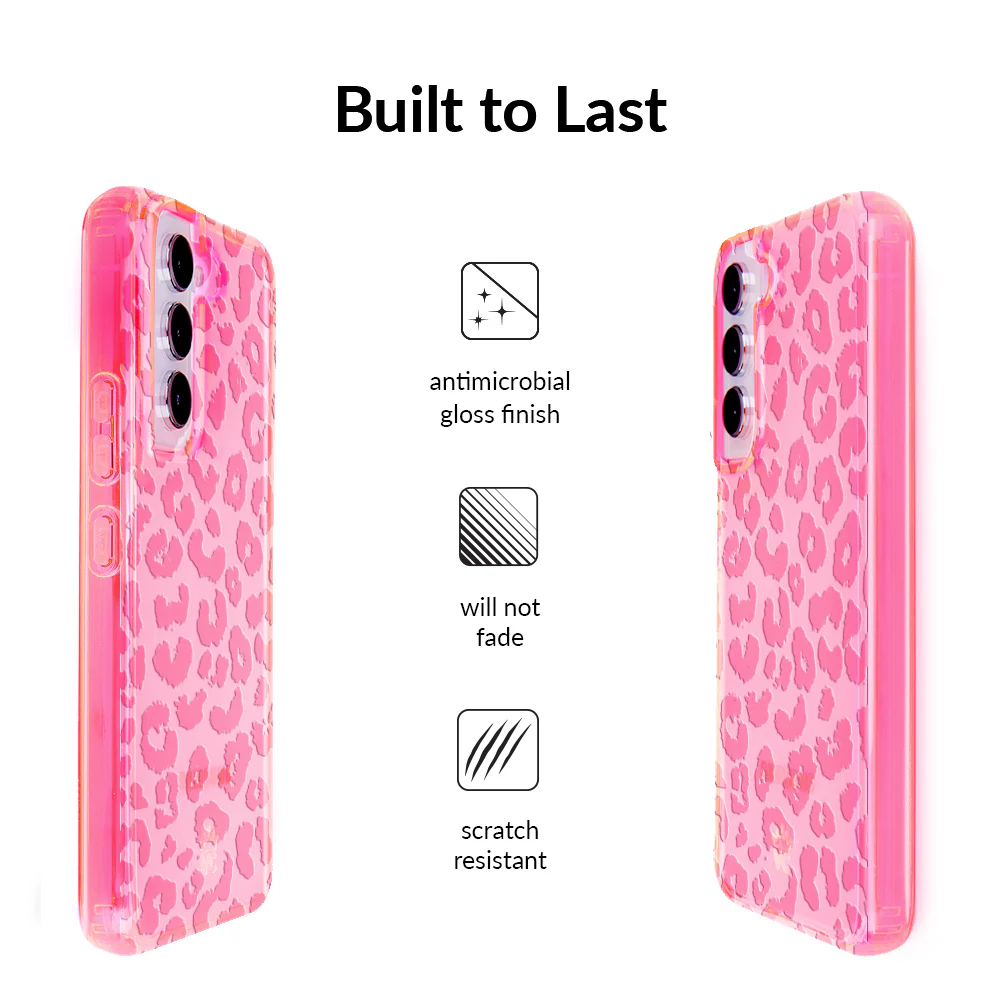Candy Pink Leopard Samsung Case - Image 34