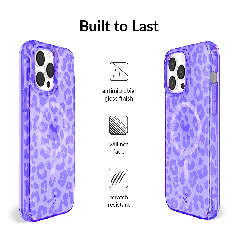 Electric Purple Leopard iPhone Case - Image 11