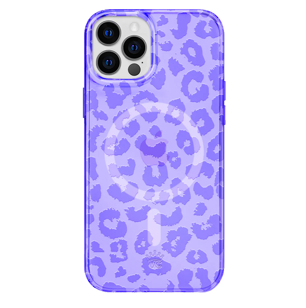 Electric Purple Leopard iPhone Case - Image 43