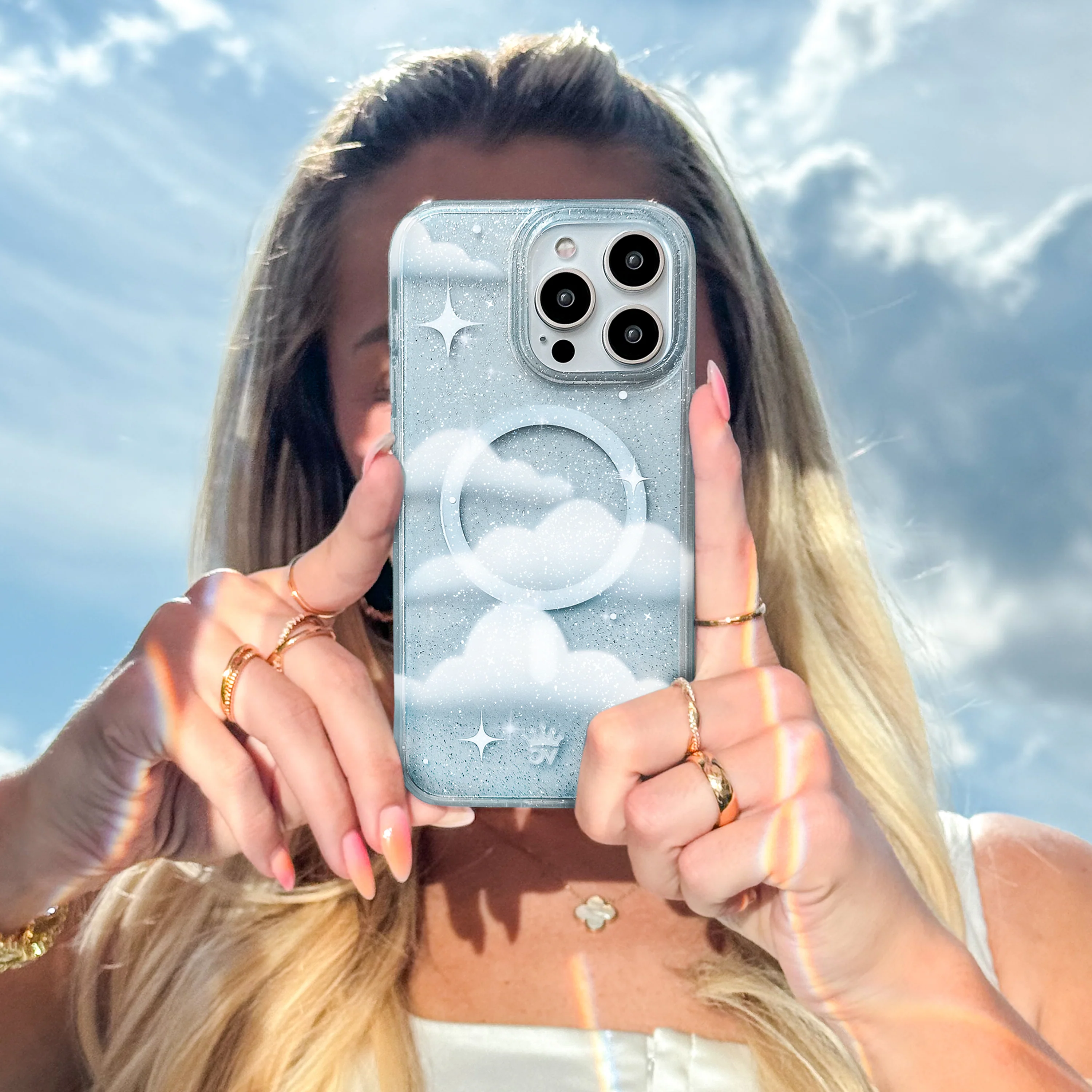 In the Clouds Stardust iPhone Case - Image 92