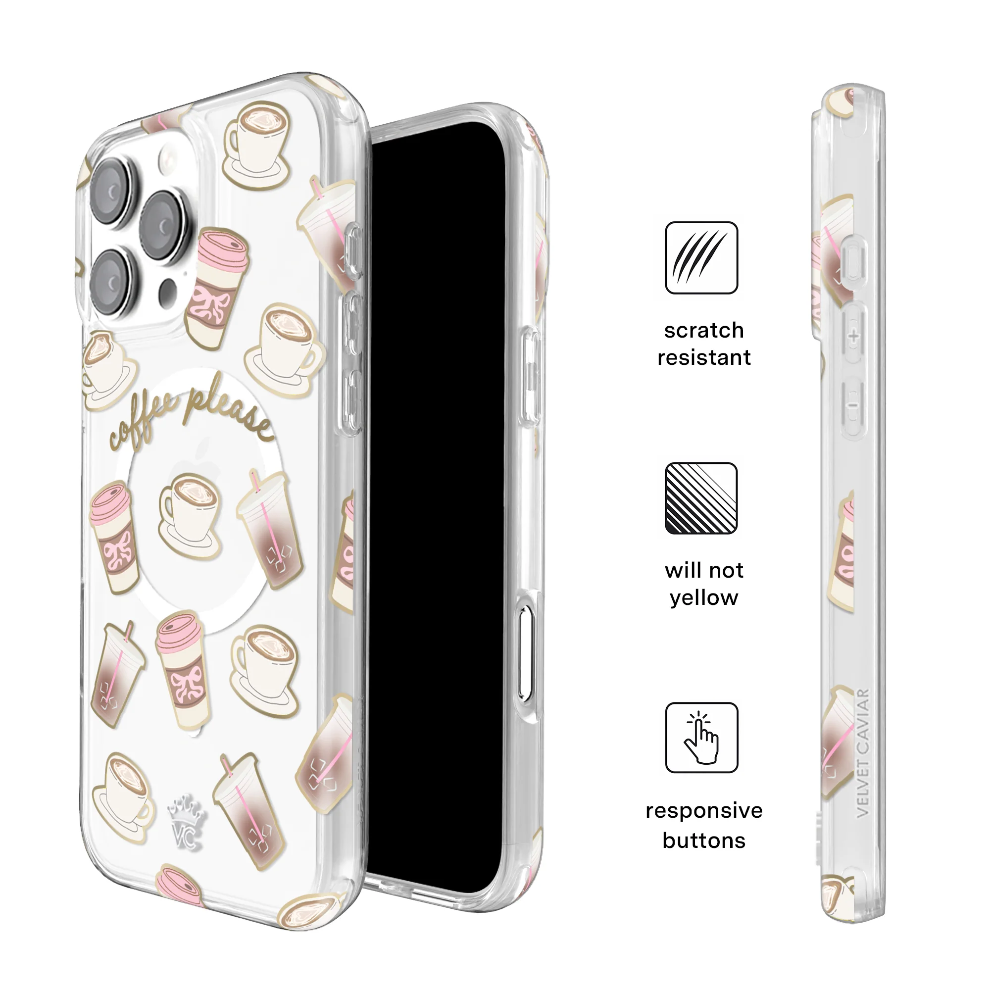 Coffee Please iPhone Case - Image 50