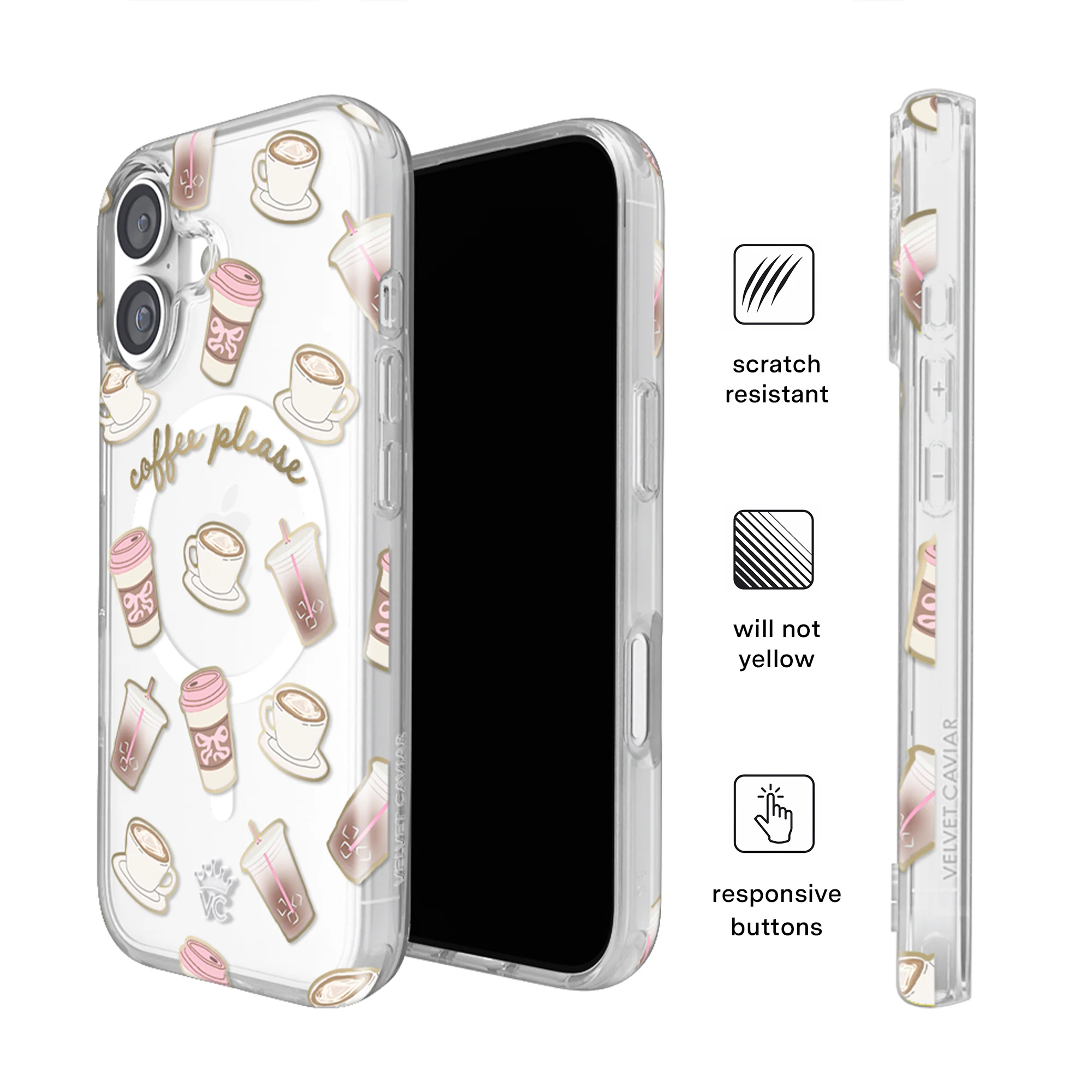 Coffee Please iPhone Case - Image 75