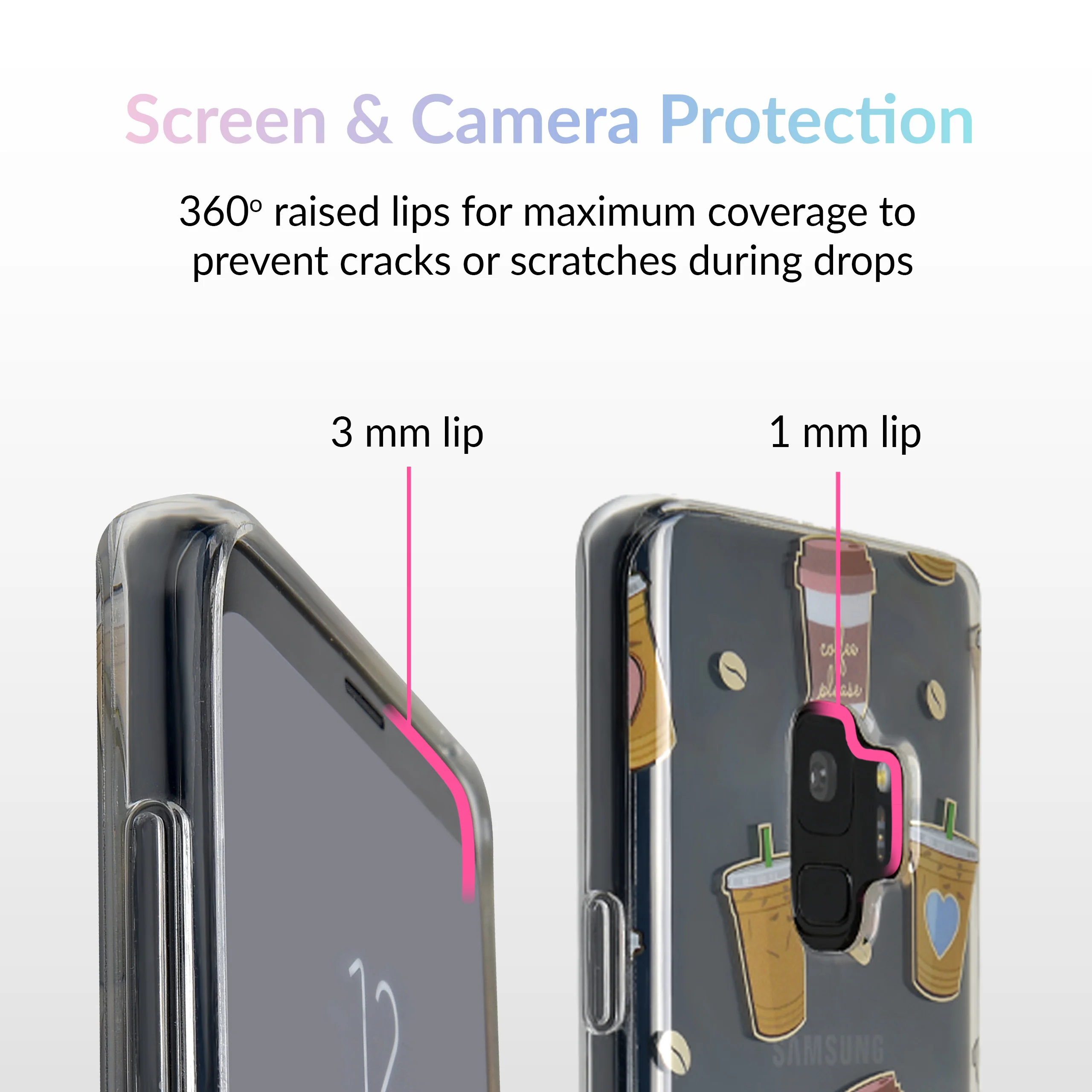 Coffee First Clear Samsung Galaxy Case - Image 9