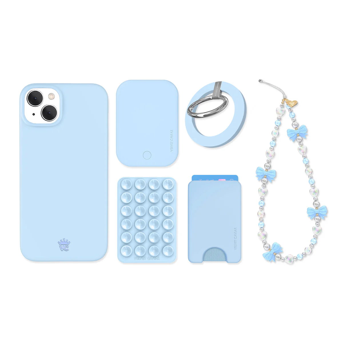 Cotton Candy Blue iPhone Bundle Set - Image 11