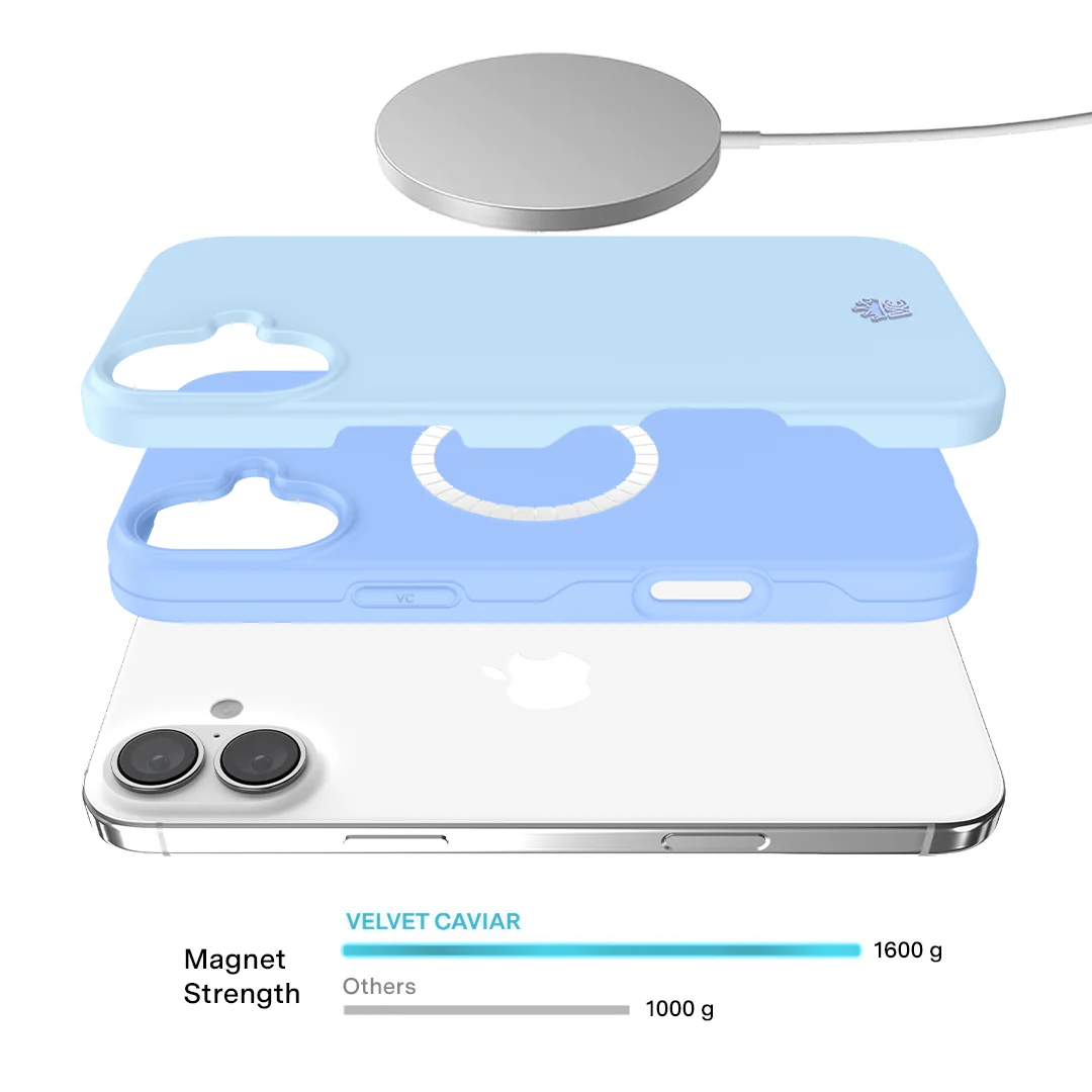 Cotton Candy Blue iPhone Case - Image 21