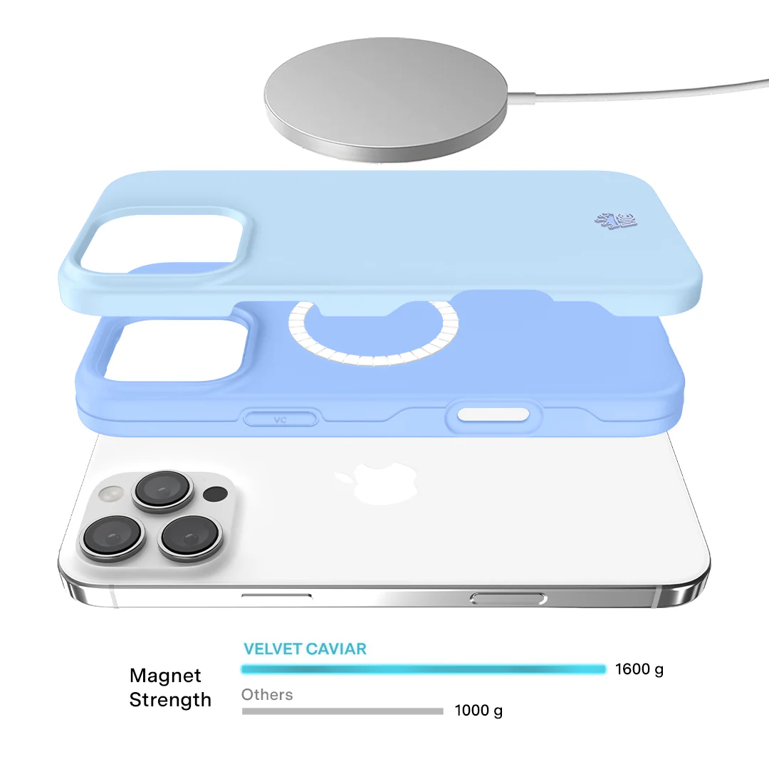 Cotton Candy Blue iPhone Case - Image 9