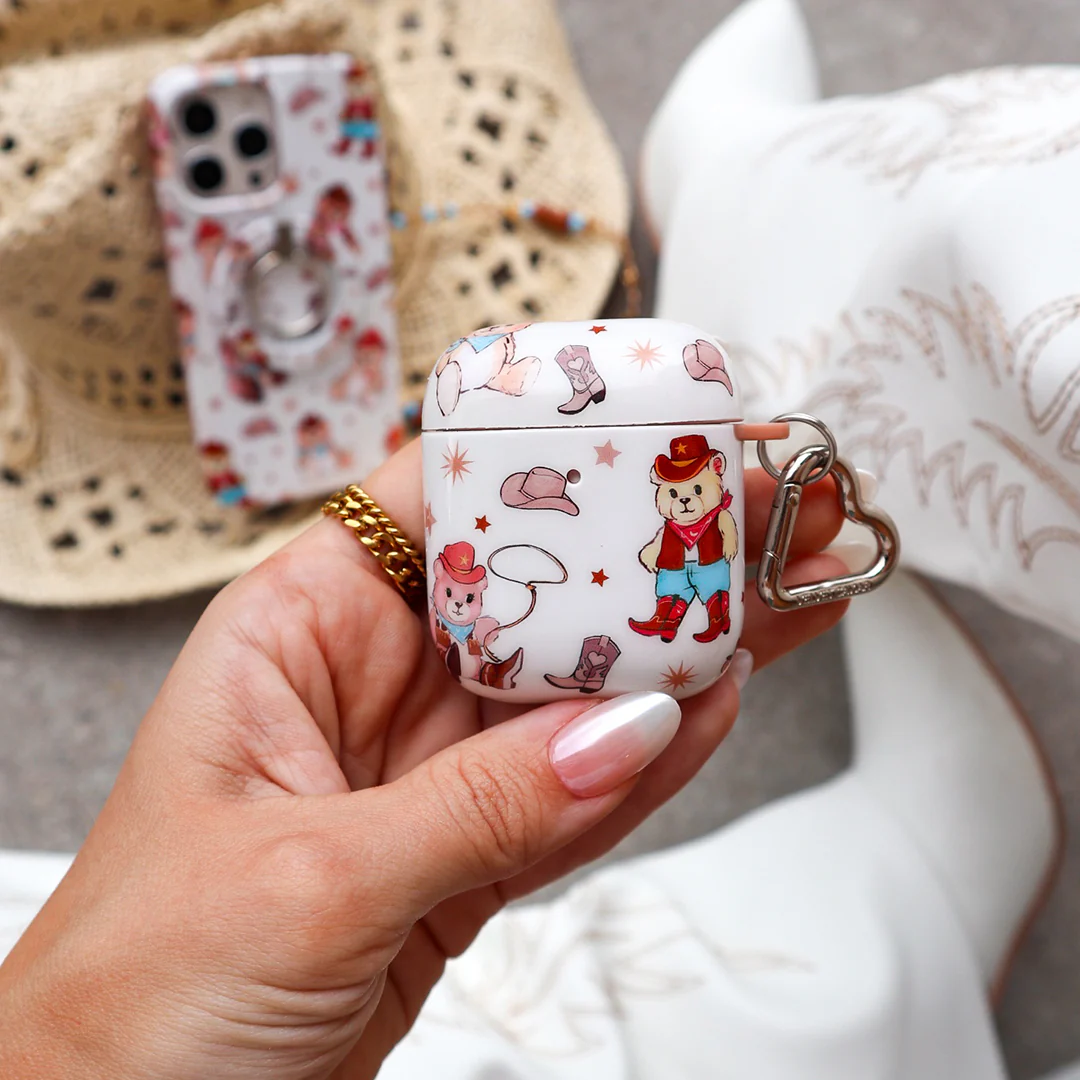 Cowboy Teddy AirPod Case - Image 17