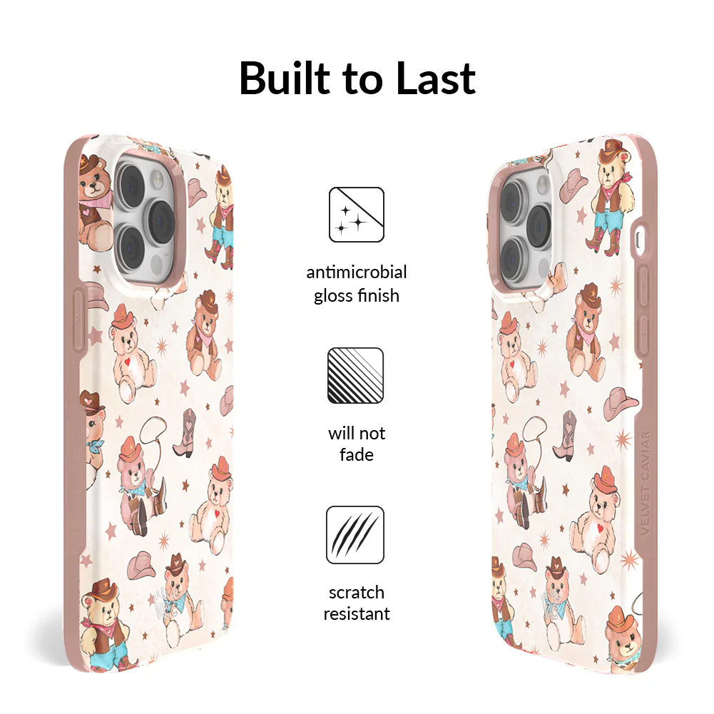 Cowboy Teddy iPhone Case - Image 42