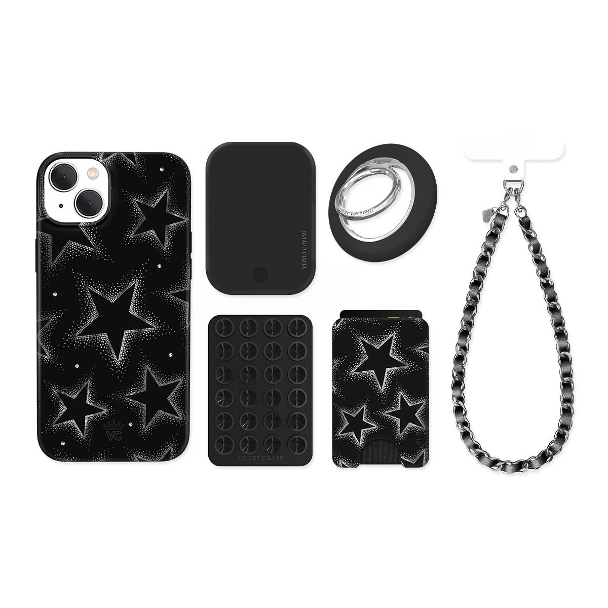 Crystal Chrome Stars iPhone Bundle Set - Image 50