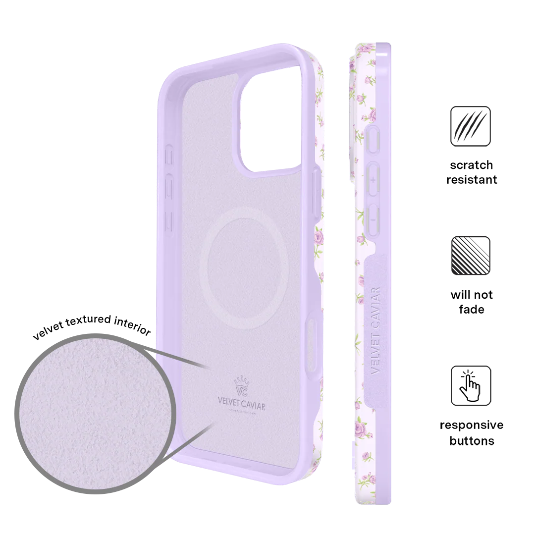 Dainty Lilac Floral iPhone Case - Image 15